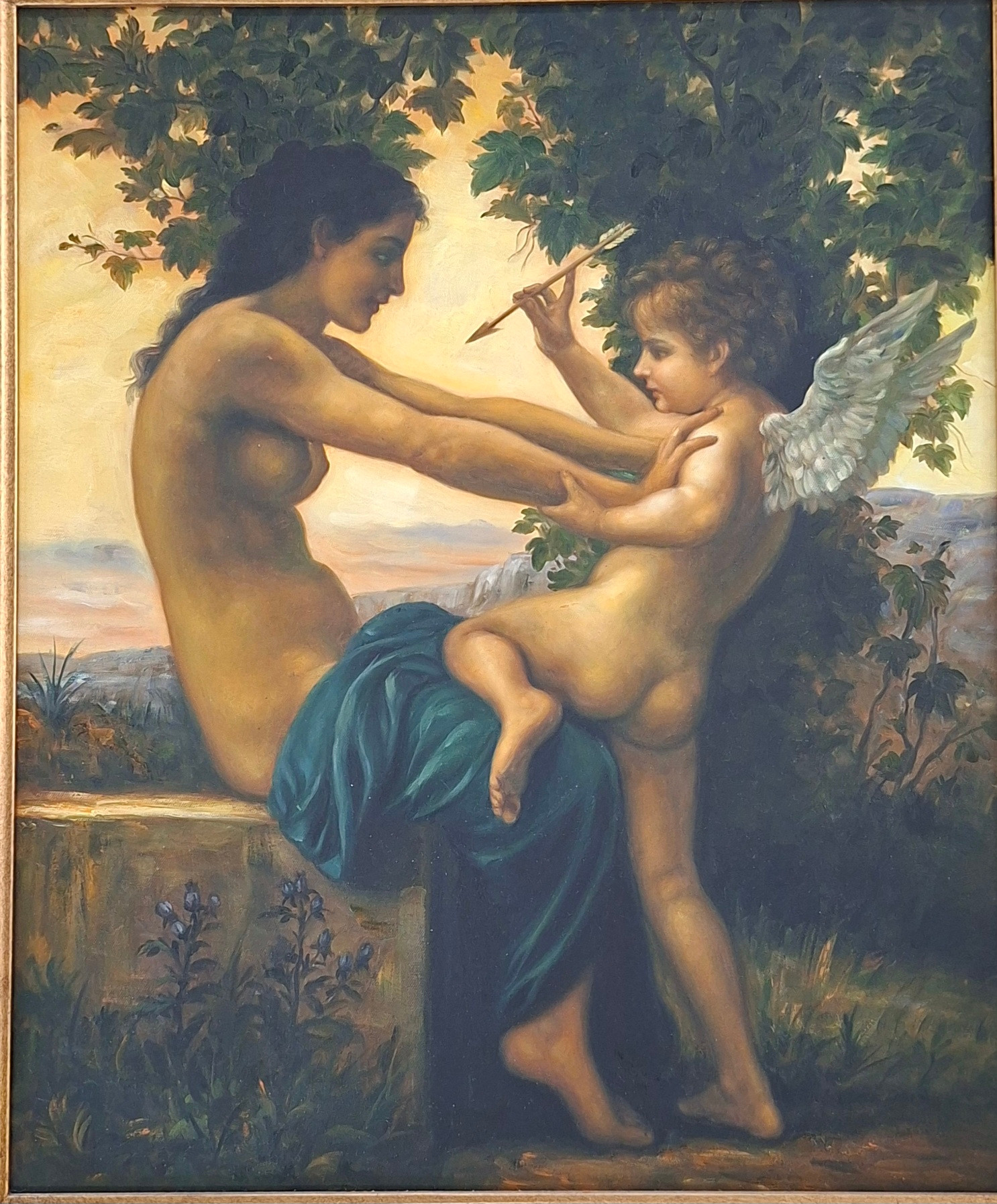 TRYCK/BLANDTEKNIK, efter William Adolphe Buguereau.
