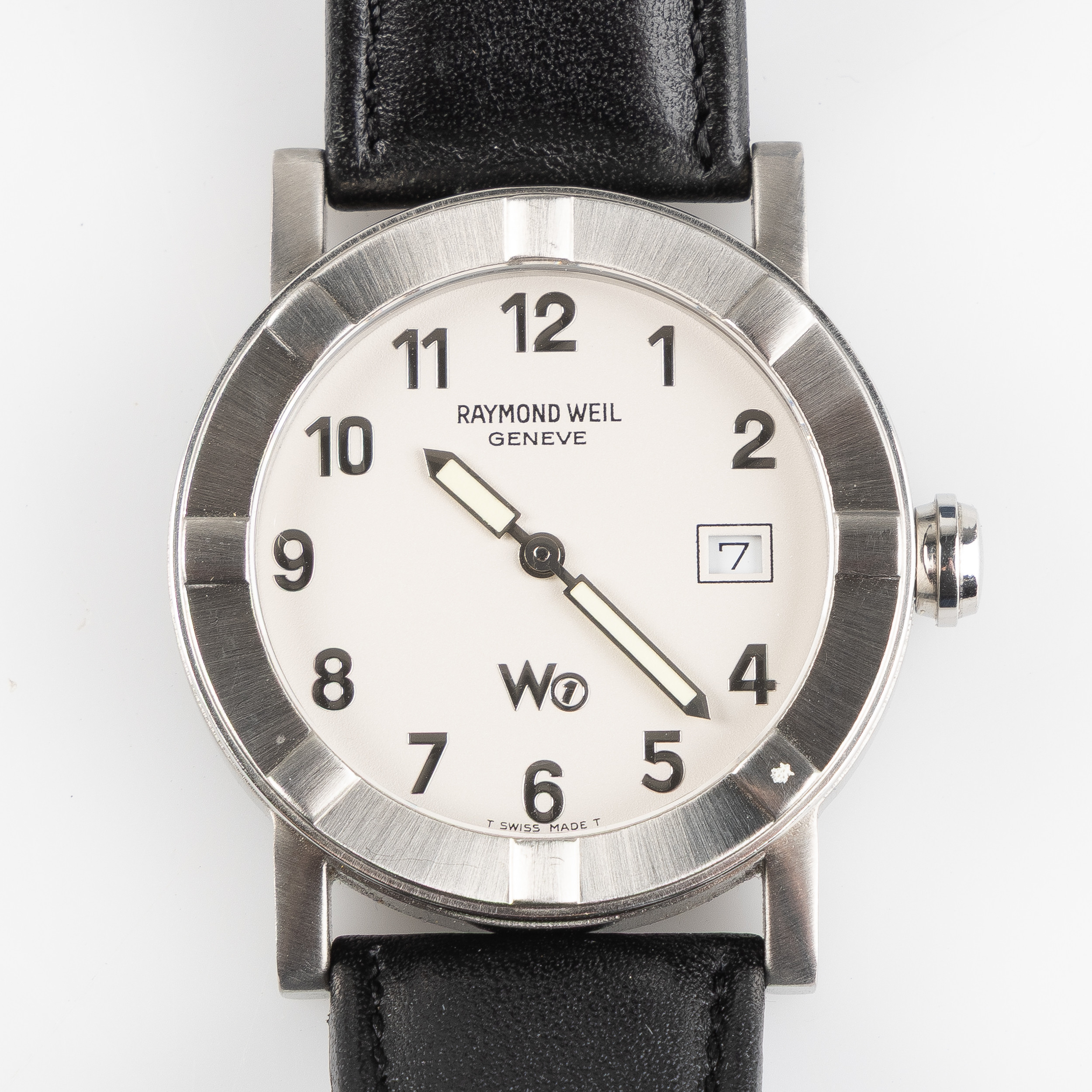 RAYMOND WEIL, W1, armbandsur, 35 mm, stål, ca 2004.