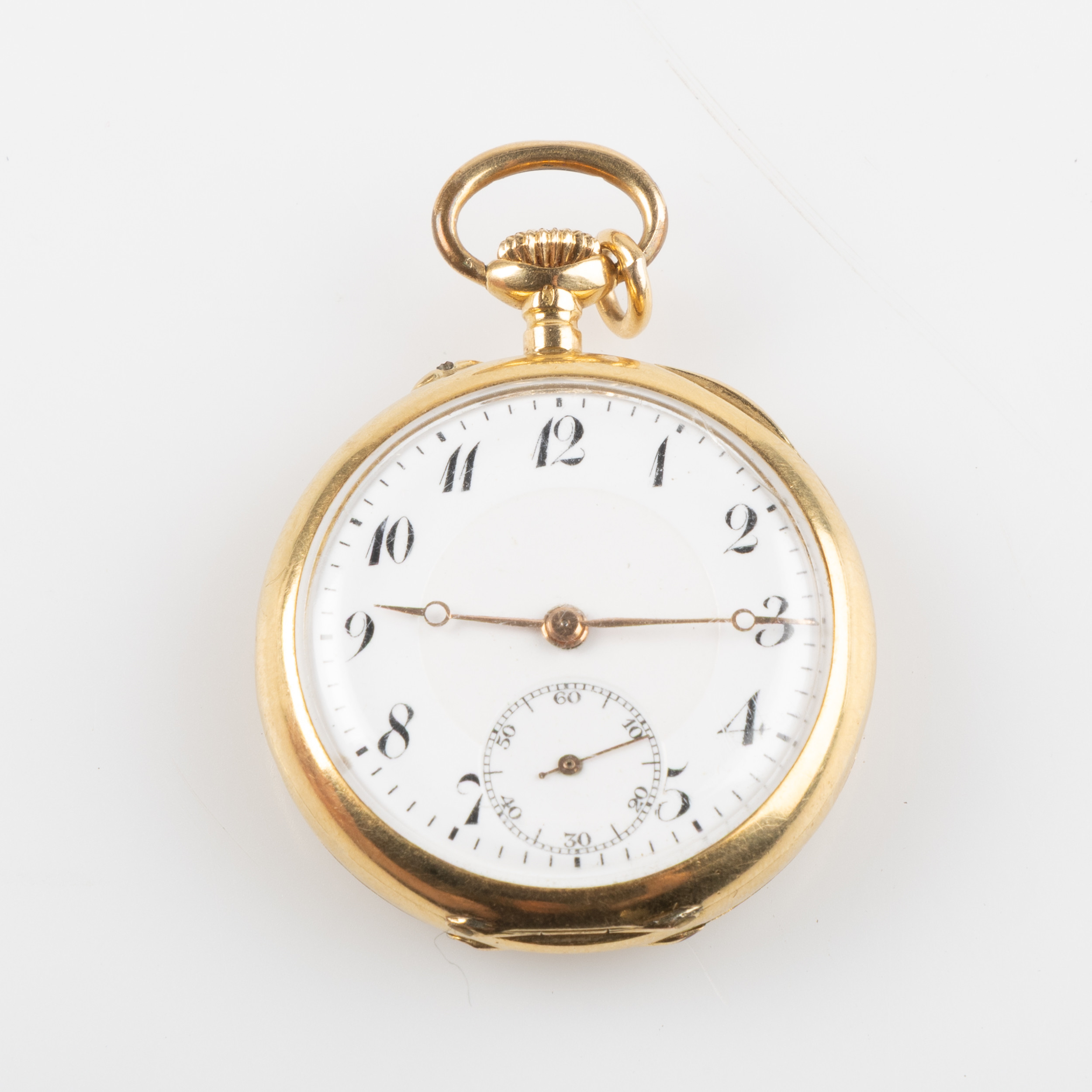 FICKUR, 34 mm, 18K guld, ca 1915.