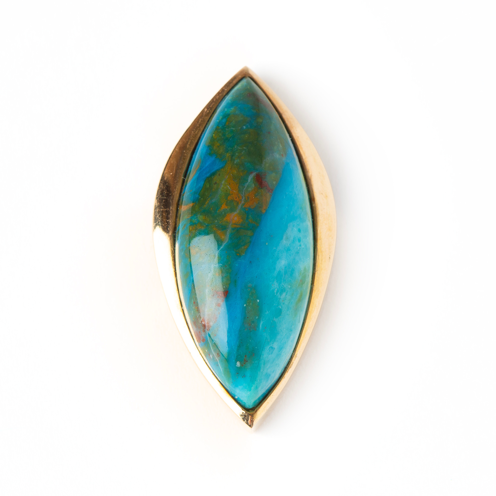 THERESIA HVORSLEV, hänge 18K guld med peruviansk opal, Lidköping, 2003.