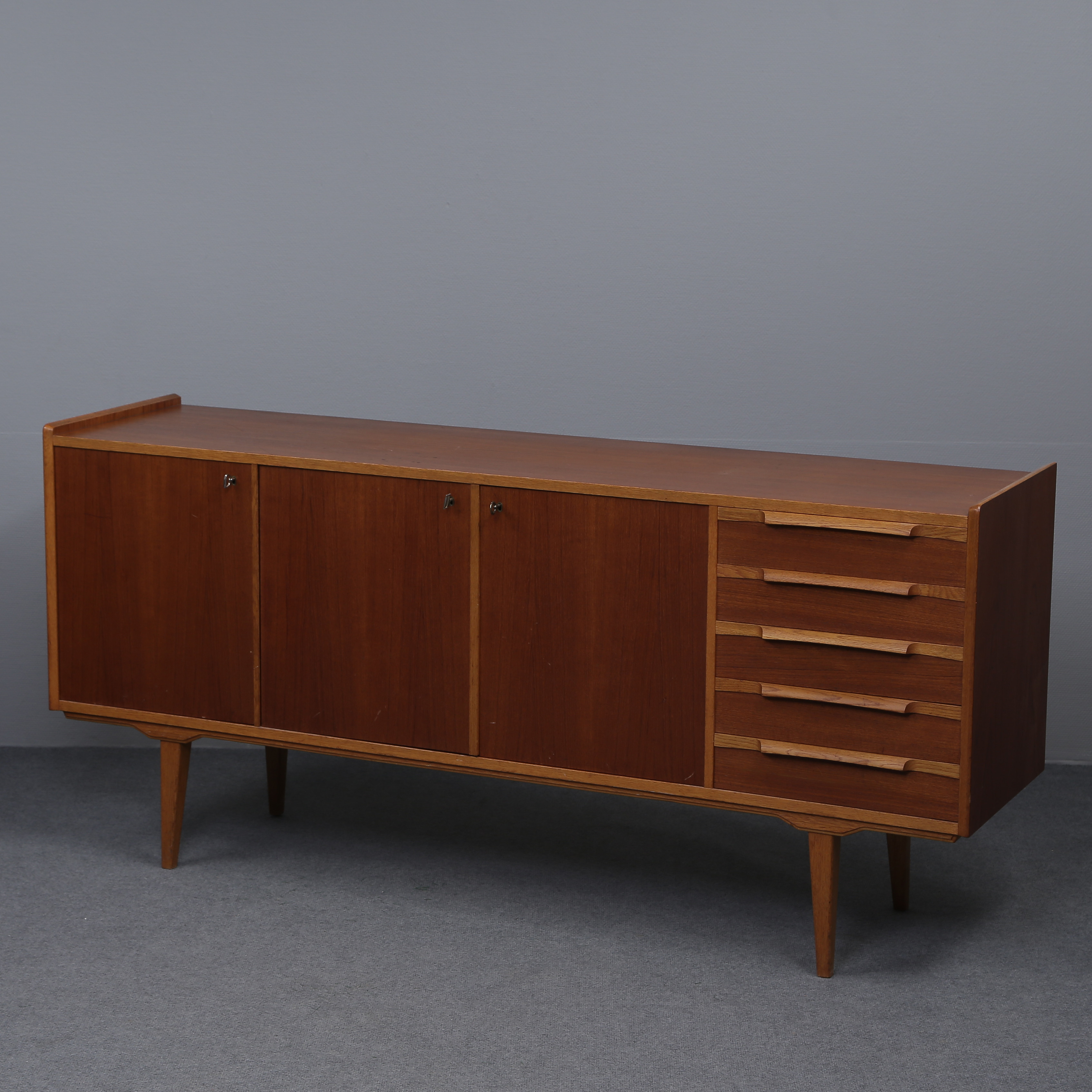 SIDEBOARD, TEAK, 1950/1960-TAL.