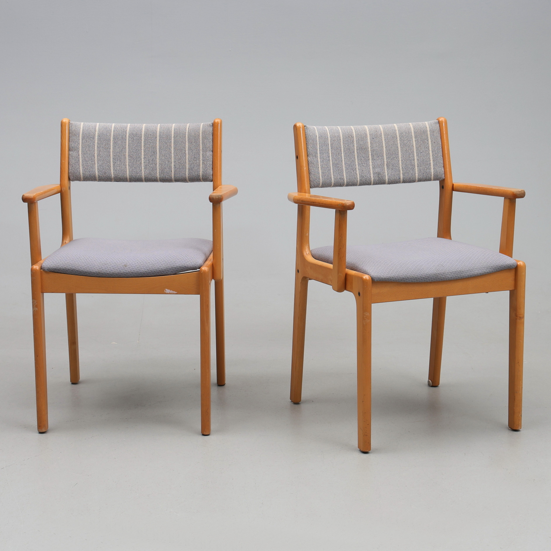 KARMSTOLAR. 1 par, Findahls Møbler, Danmark, 1960-tal.