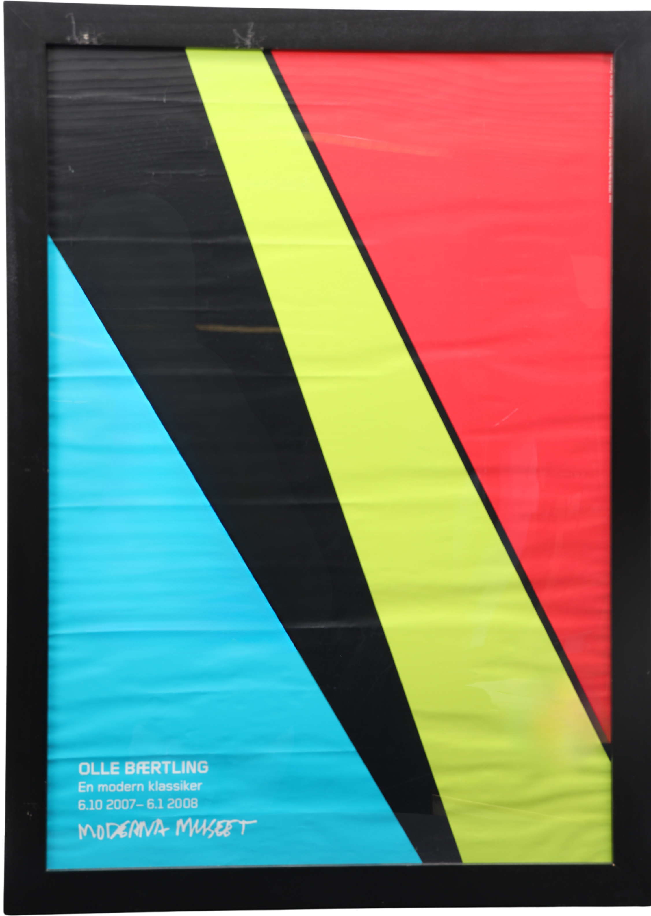 UTSTÄLLNINGSAFFISCH, Olle Baertling, Moderna museet, 2007-2008.