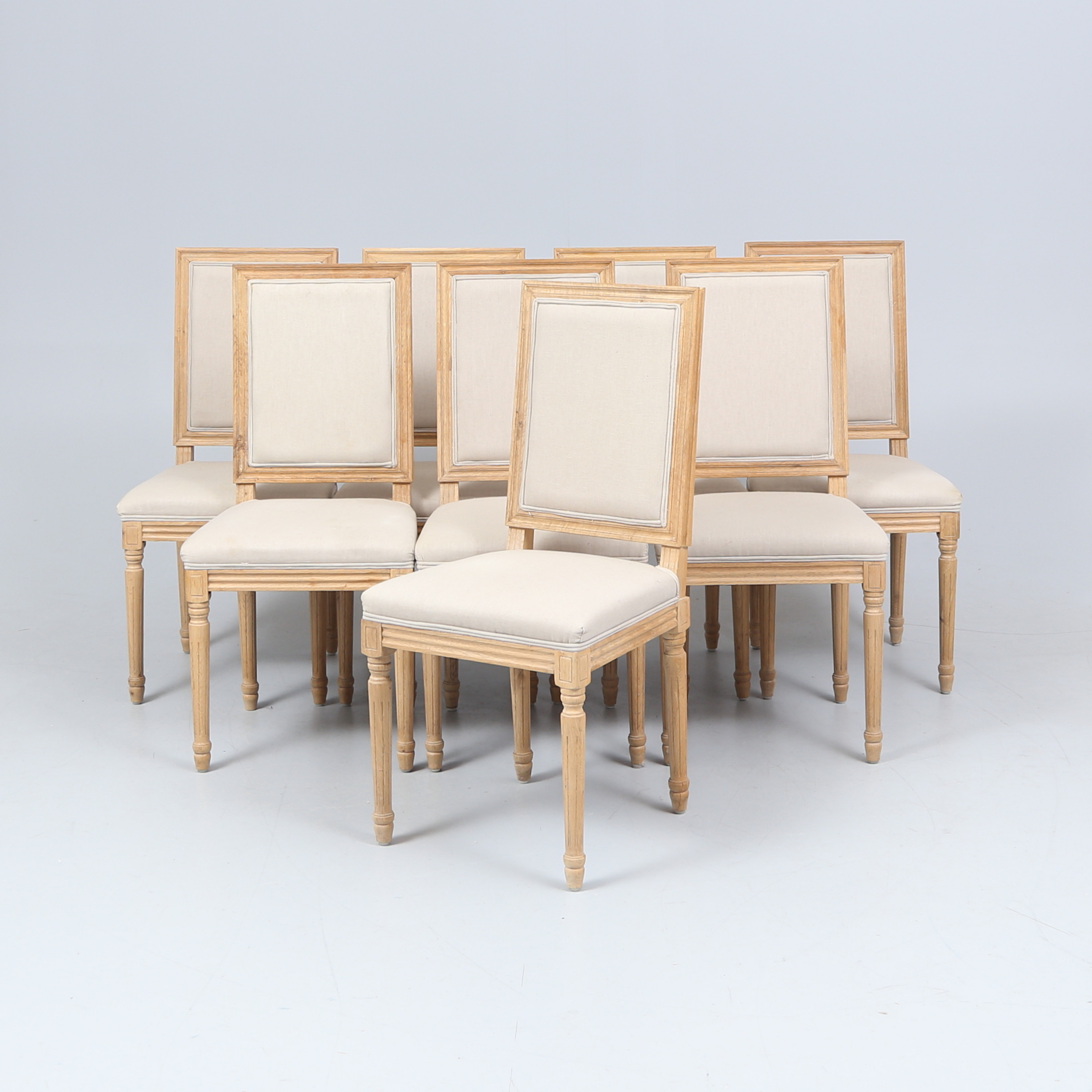 STOLAR, 8 st, Gustaviansk stil, PR Interiors, samtida.