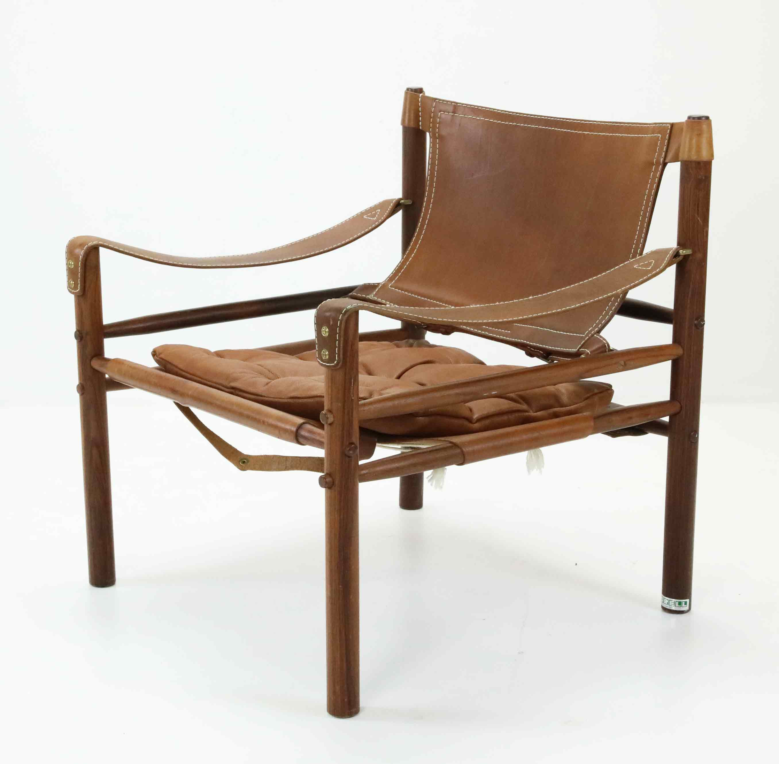 ARNE NORELL. Fåtölj/safaristol, "Sirocco", Norell Möbler, modellen formgiven 1964.