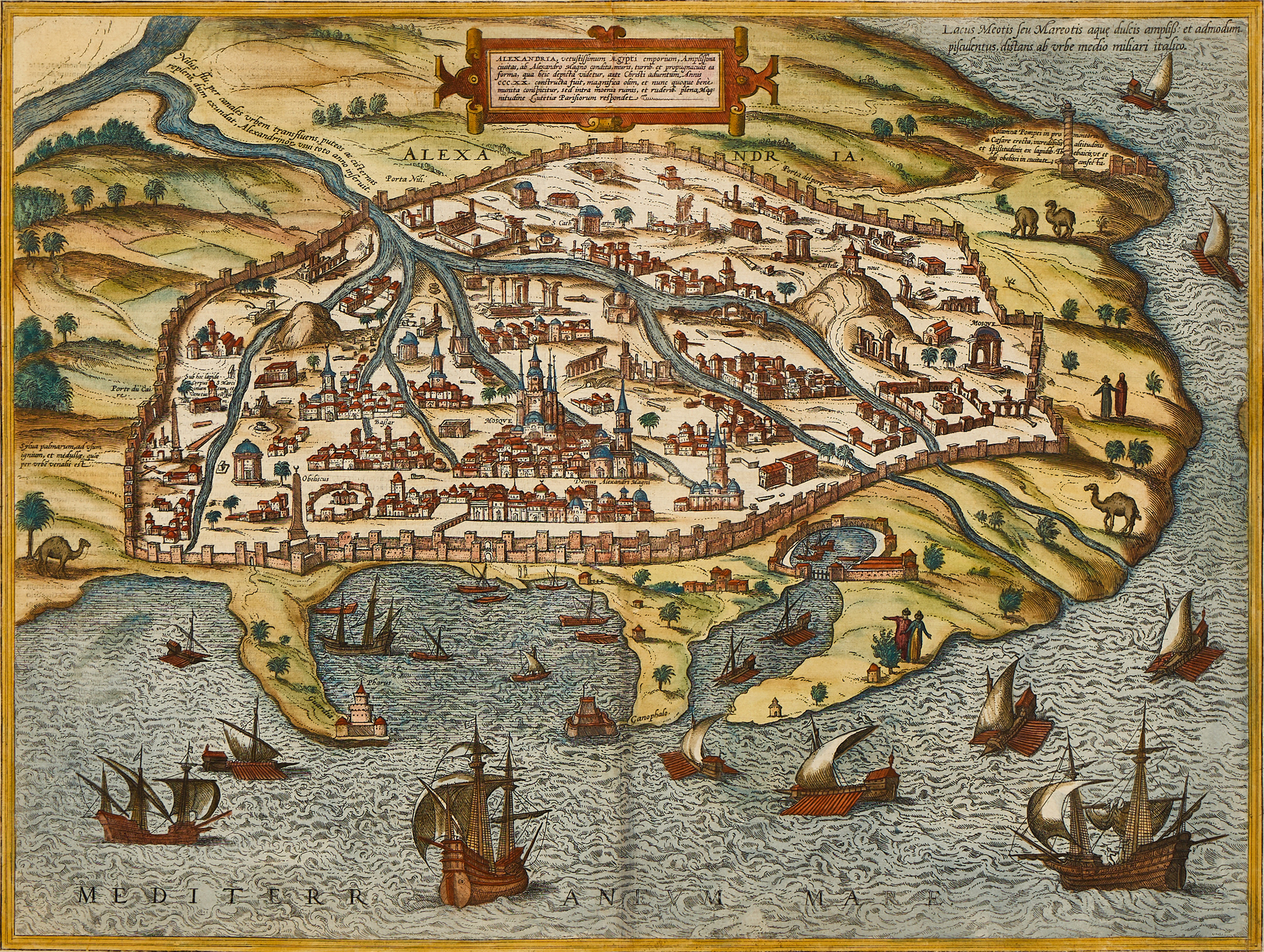 BRAUN/HOGENBERG, Alexandria, 1575.