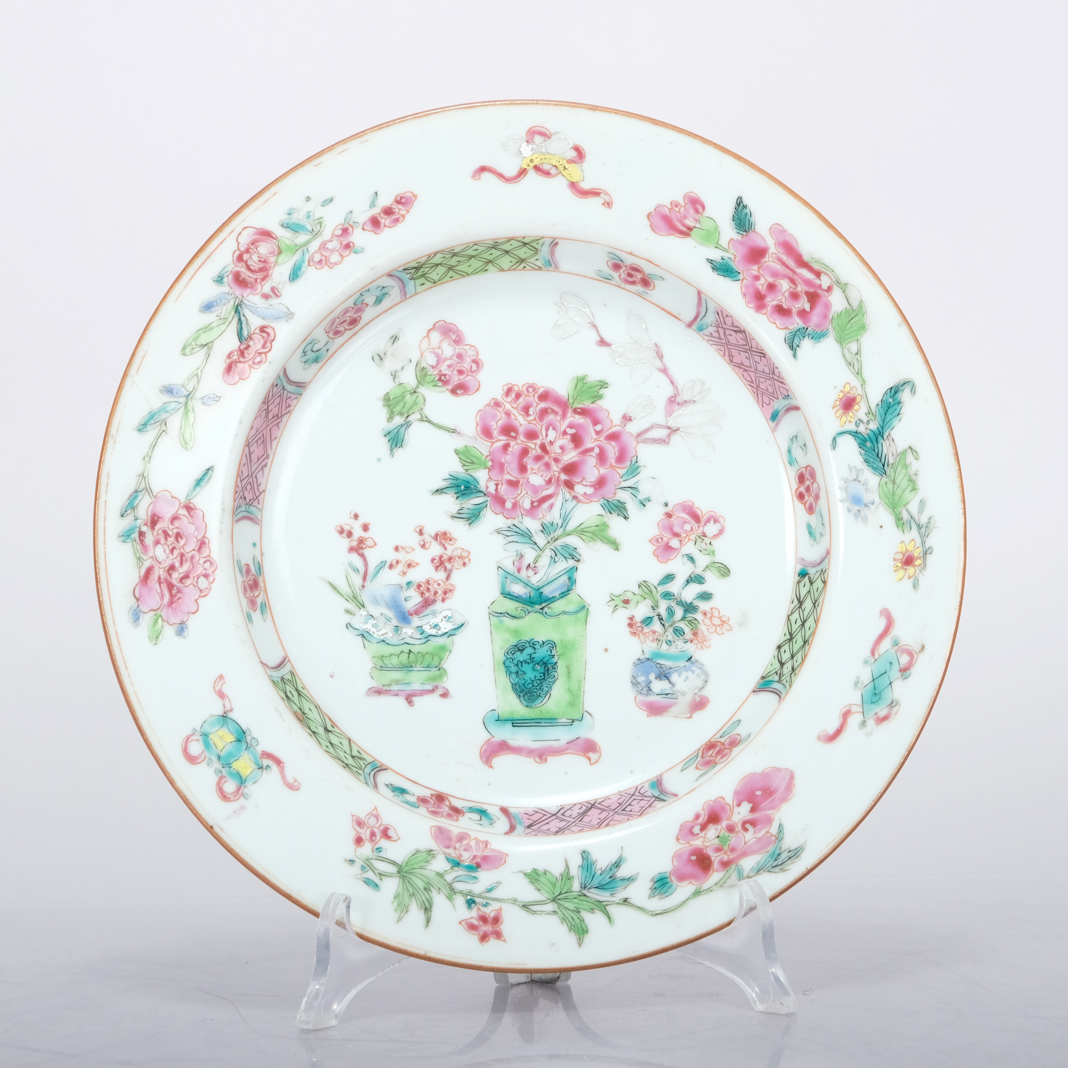 TALLRIK, Porslin, Qianlong, Kina, 1736-1795.