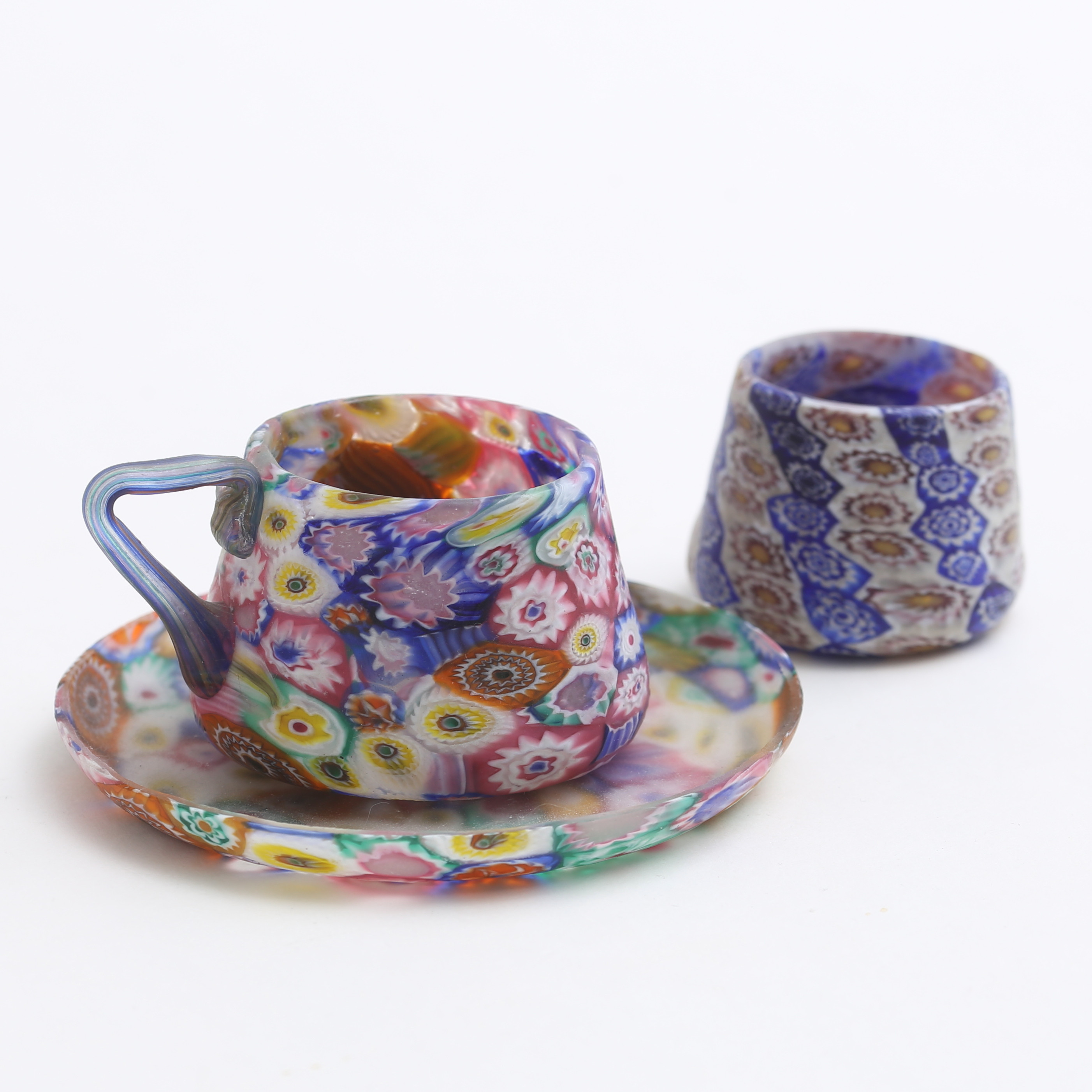 MILLEFIORI, 3 delar, glas, Italien.