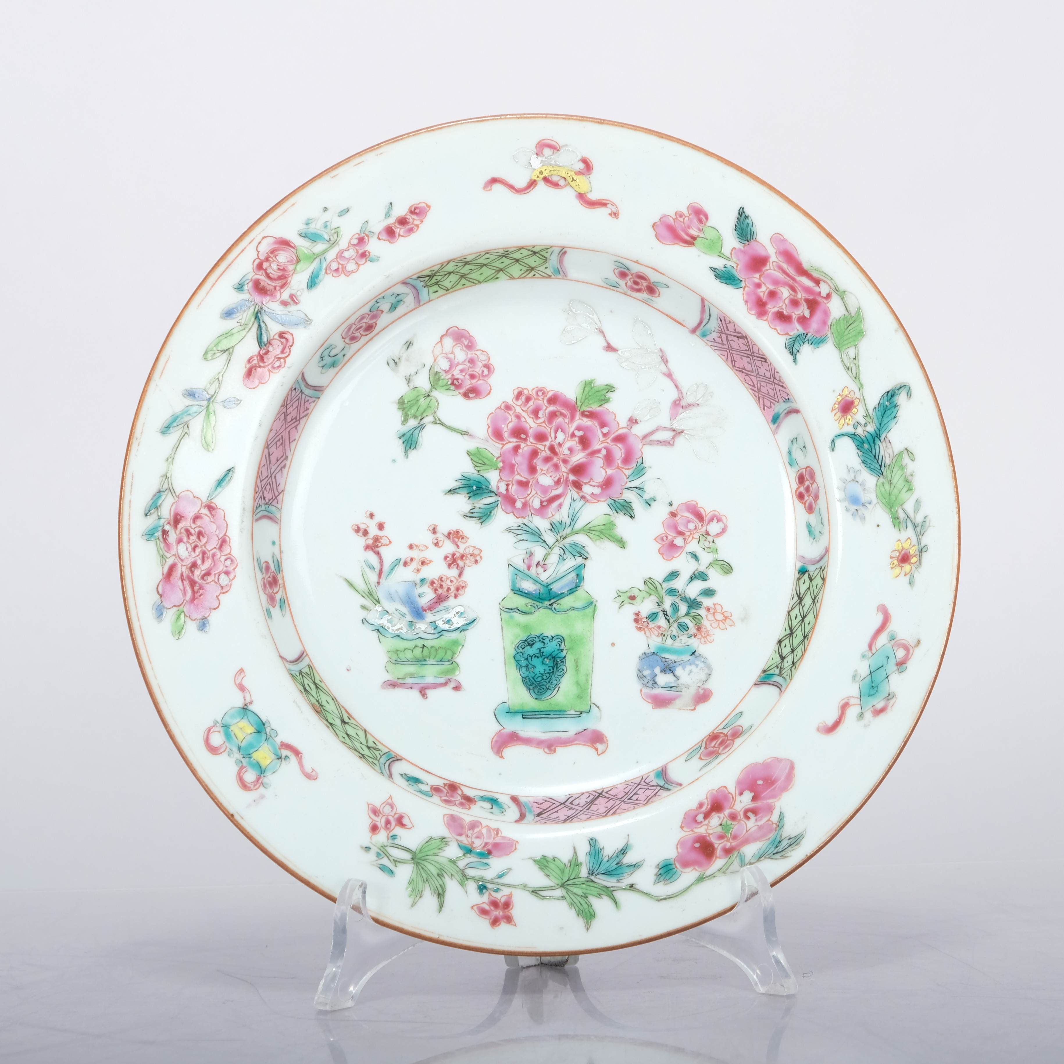 TALLRIK, Porslin, Qianlong, Kina, 1736-1795.