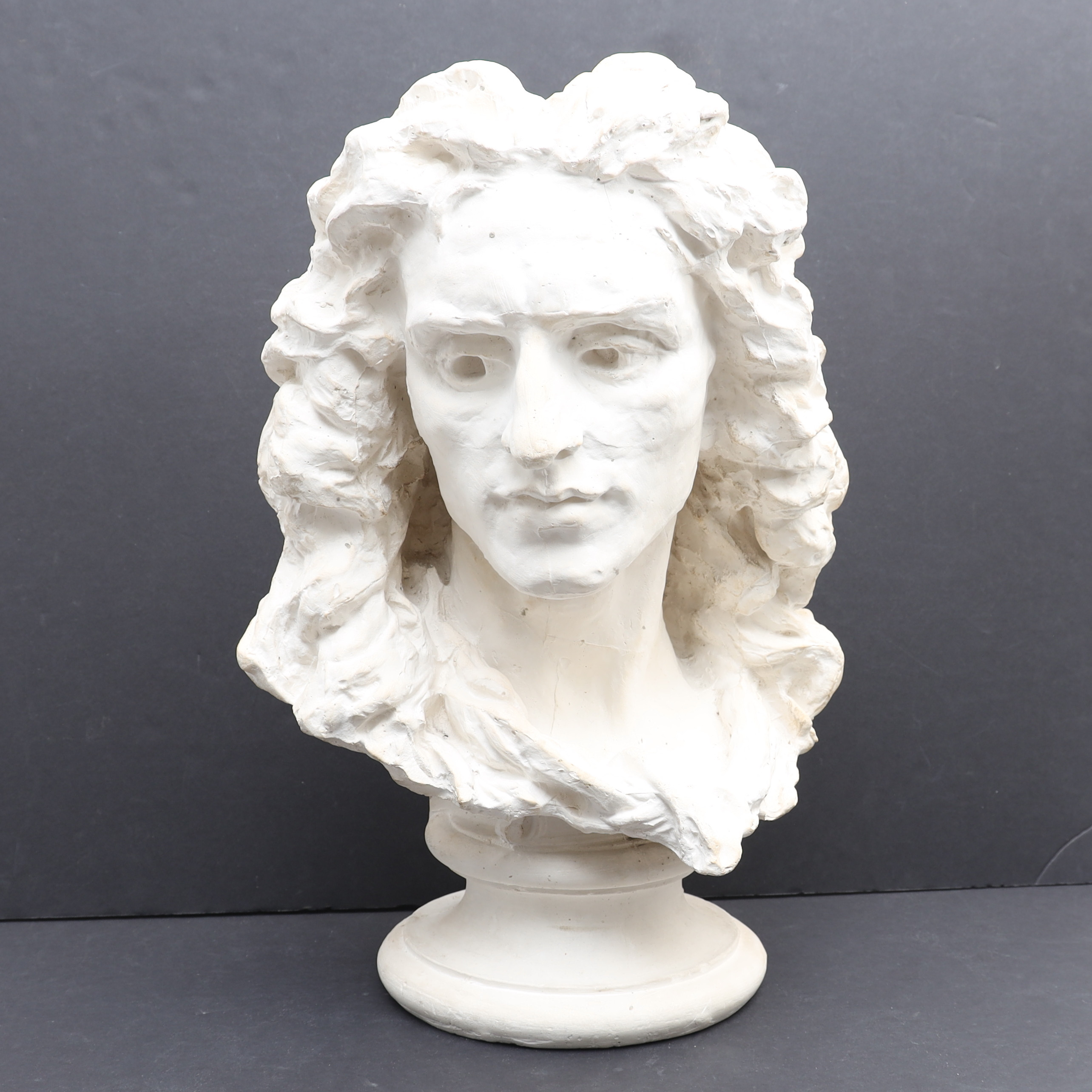 BYST, 1800-1900-tal, bemålad gips.