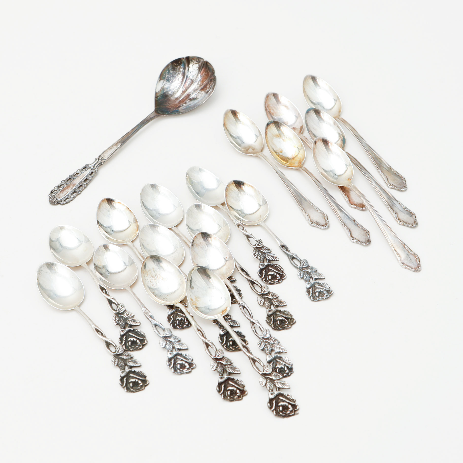 SKEDAR, 19 st, silver, 1900-tal. Vikt 209g.
