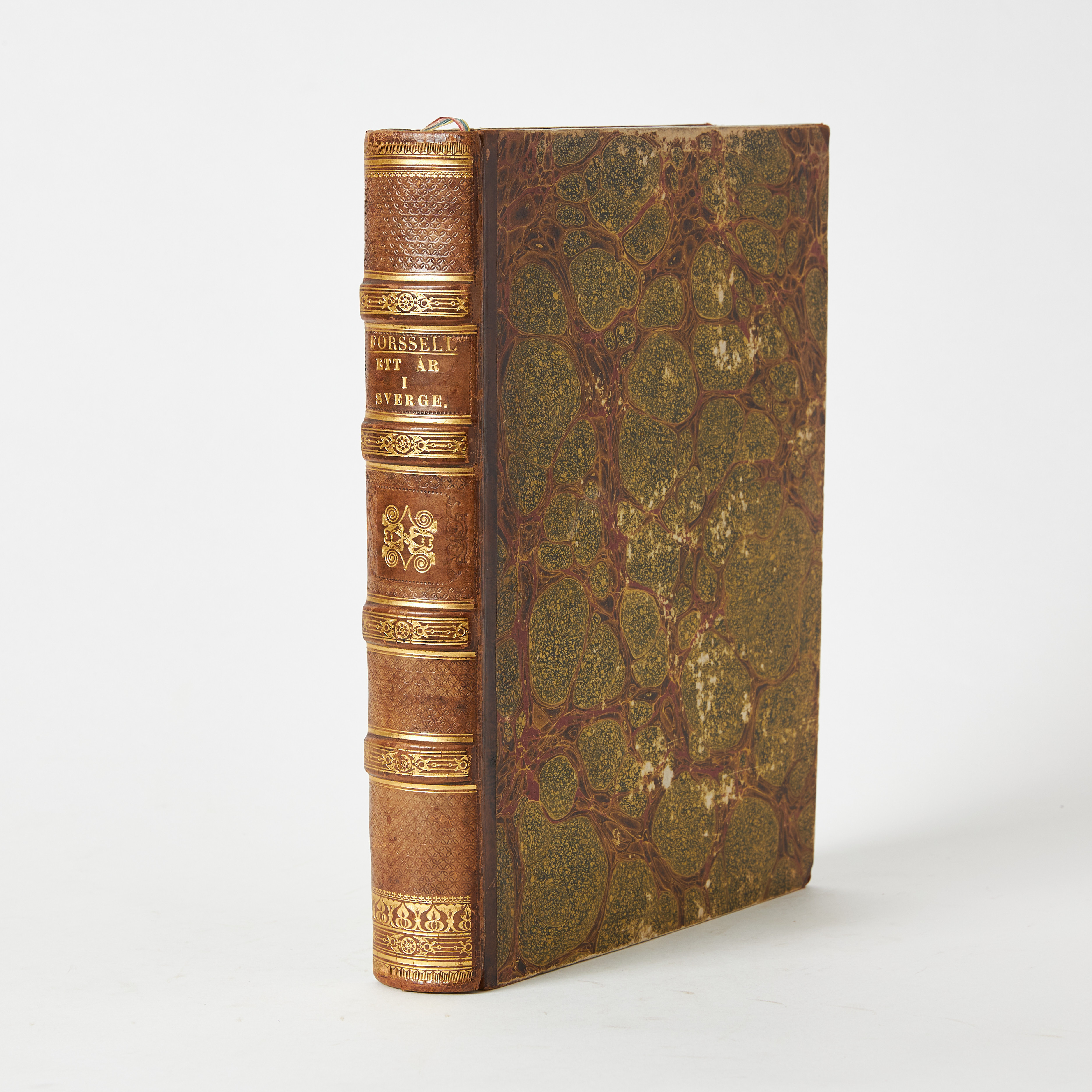 VACKERT EXEMPLAR AV FORSSELLS ETT ÅR I SVERIGE 1827.