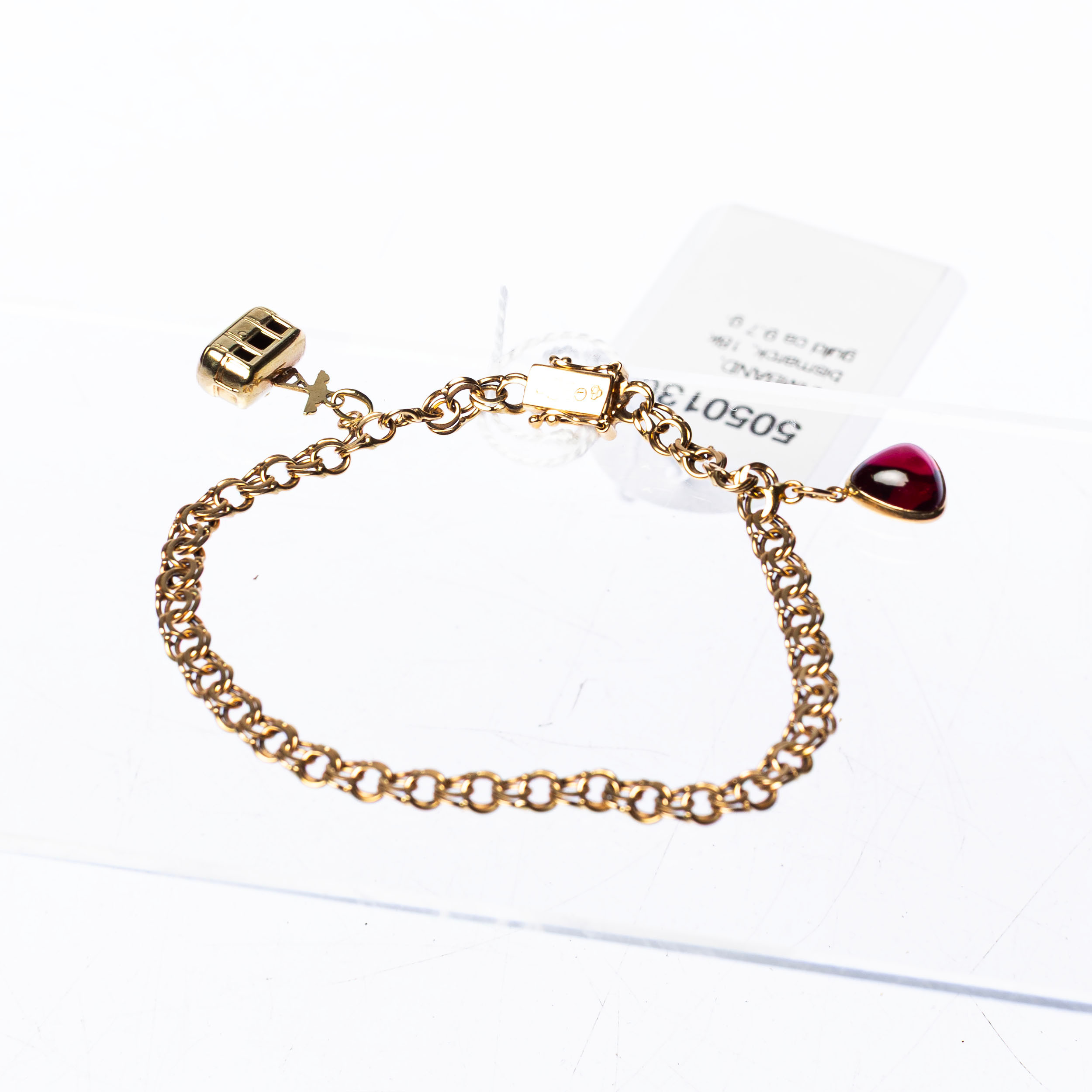 ARMBAND, bismarck, 18k guld ca 9.7 g.