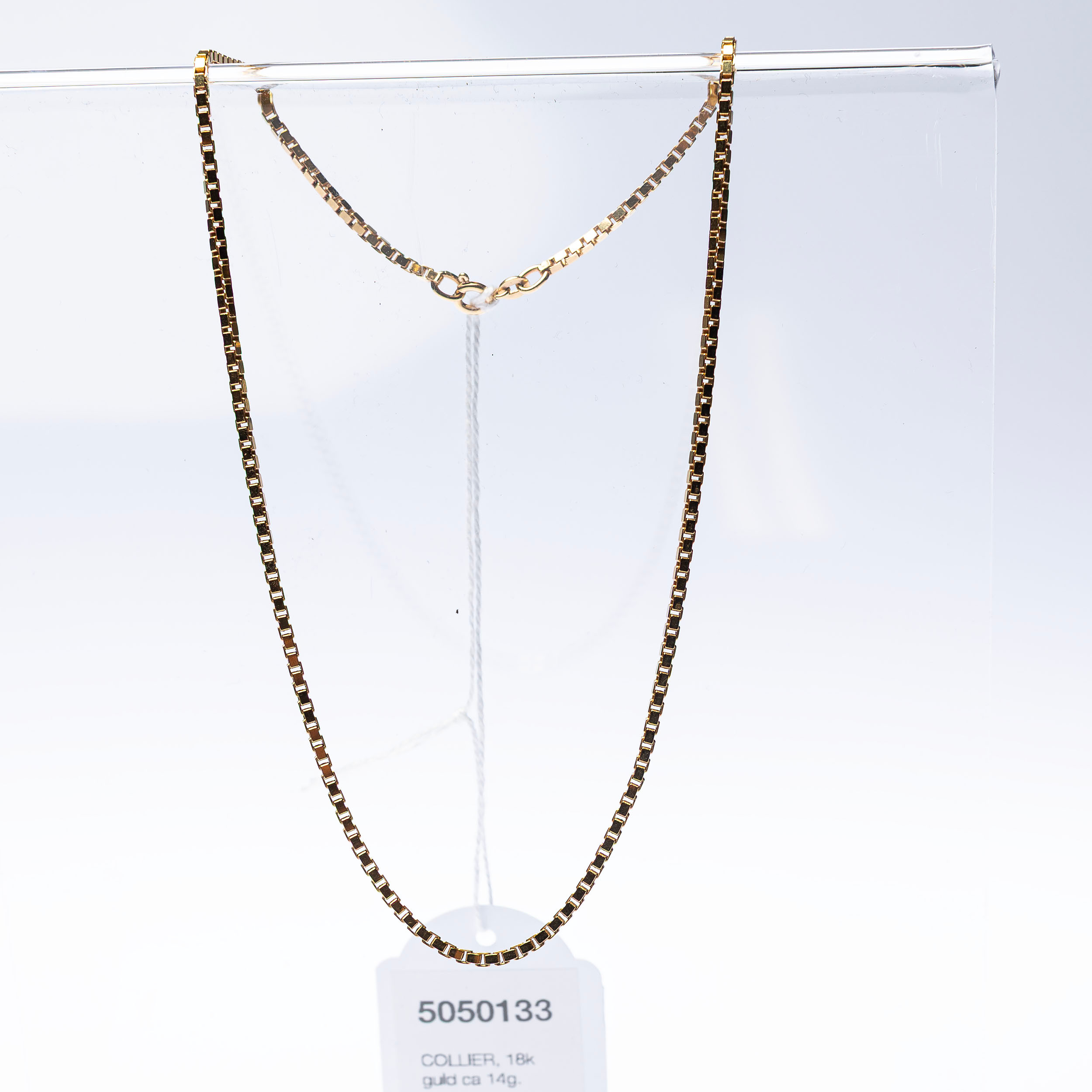 COLLIER, 18k guld ca 14g.