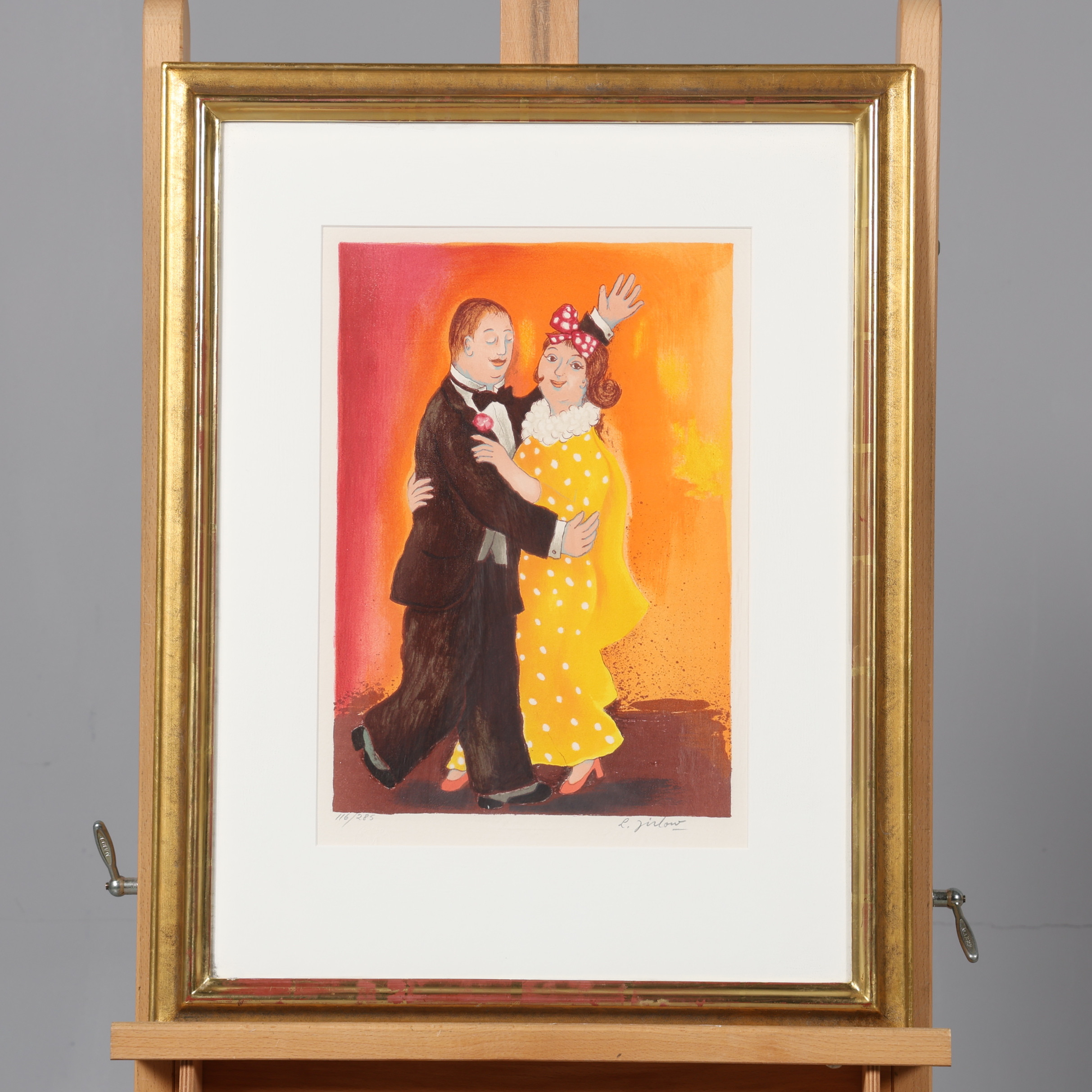LENNART JIRLOW. LITOGRAFI, signerad samt numrerad 116/285.