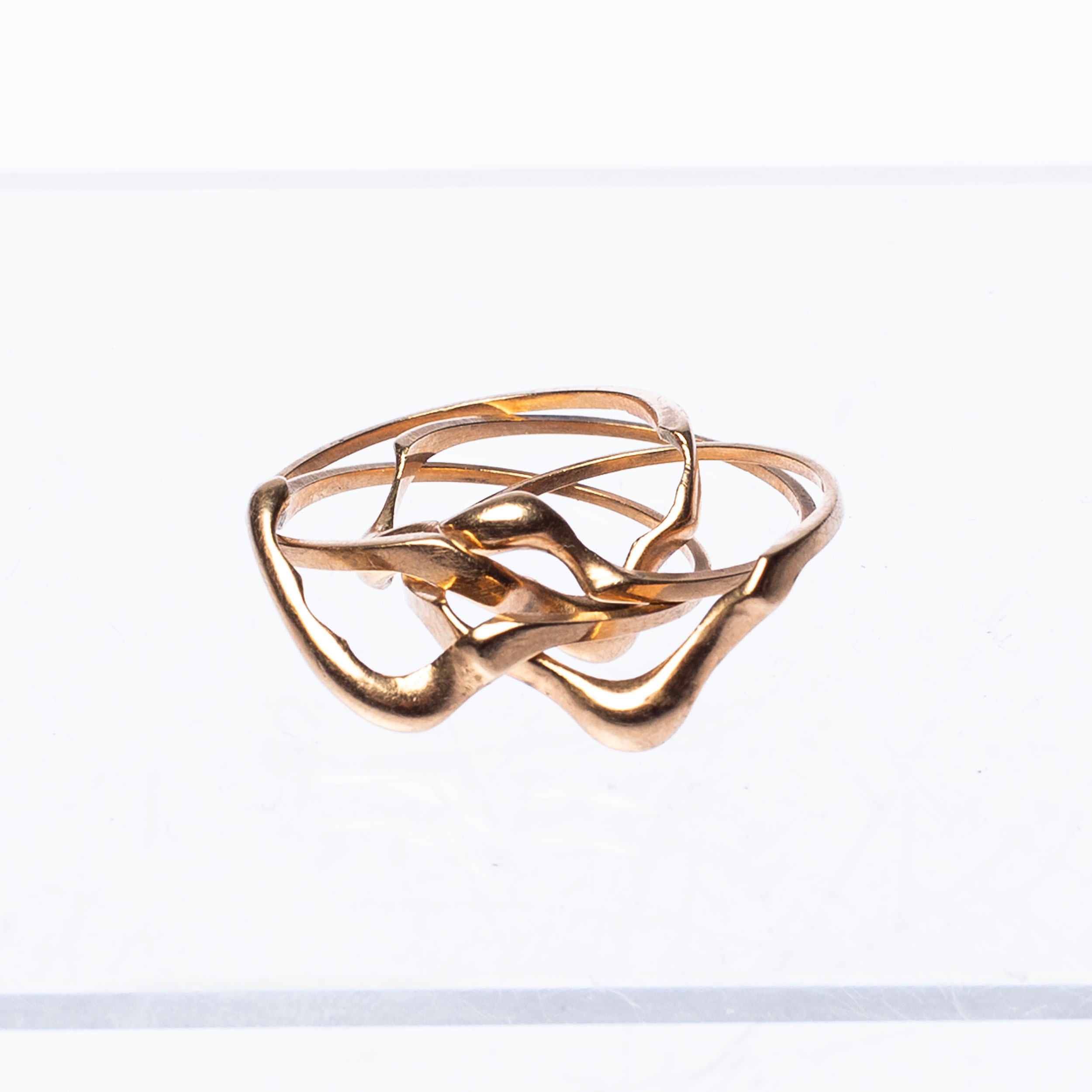 RING, 14k guld ca 5.3g.