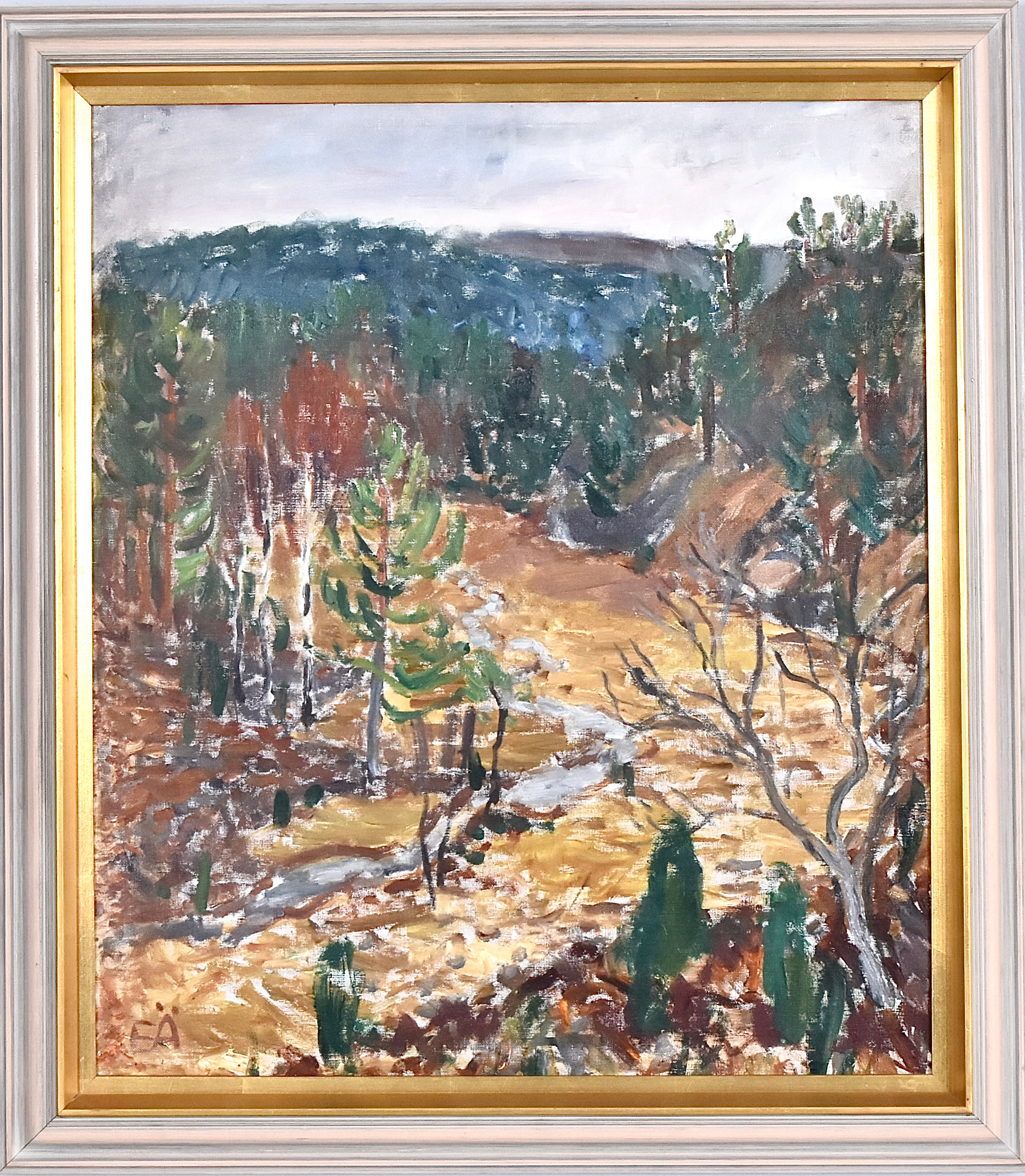 ERLING ÄRLINGSSON. Olja på duk.