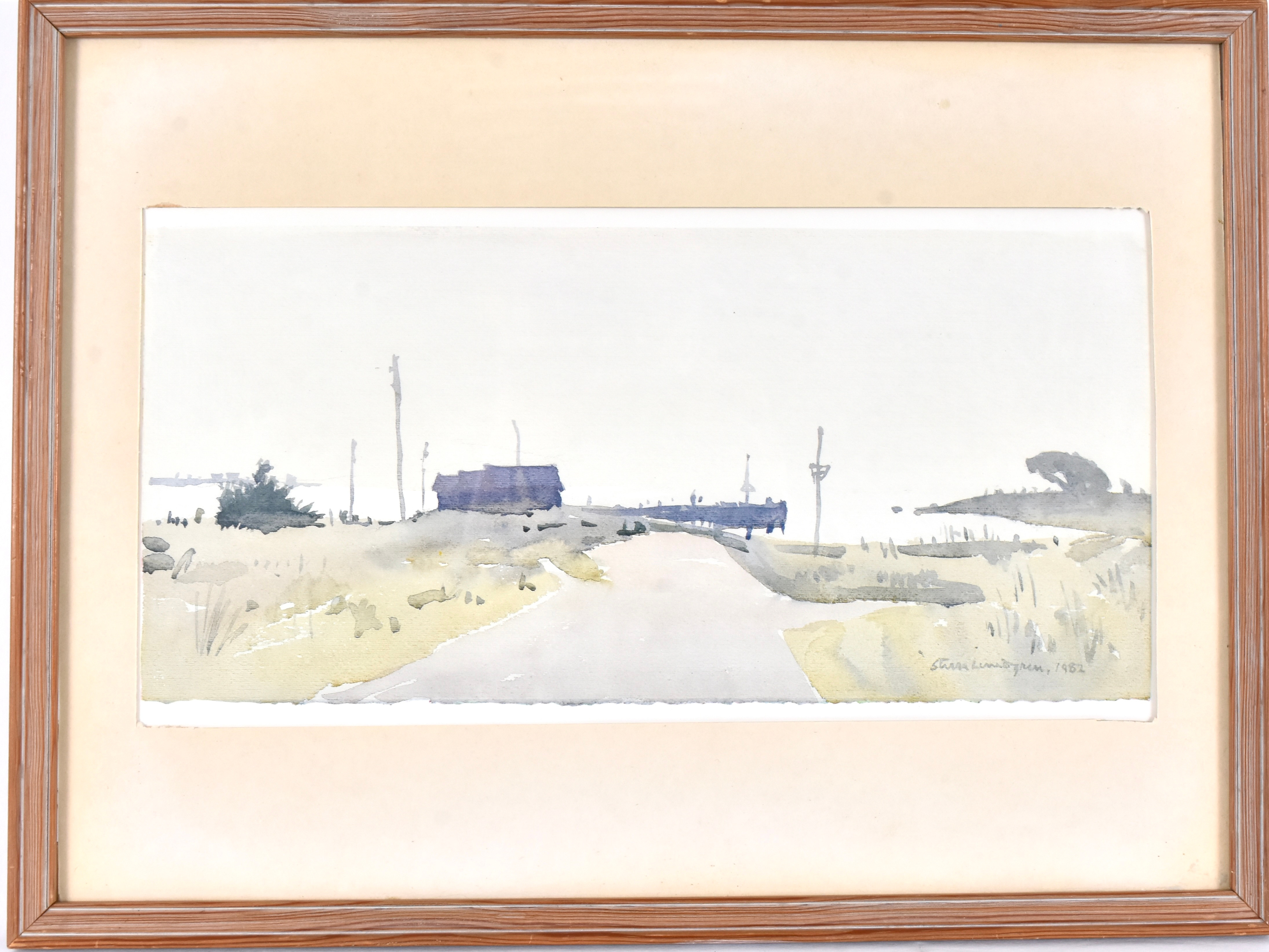 STURE LUNDGREN. Akvarell.