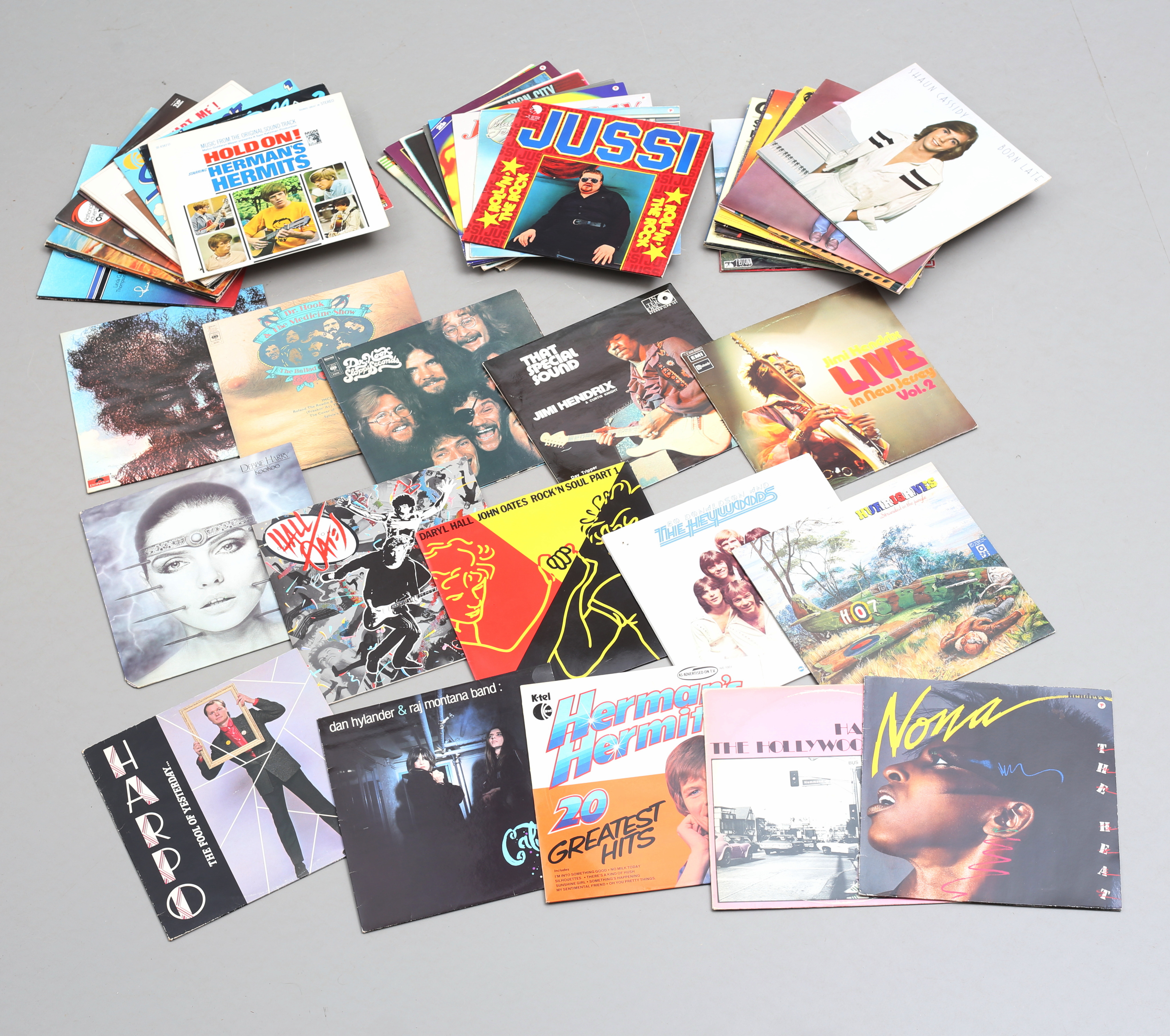 VINYLSKIVOR 50 st, rock / pop mm.