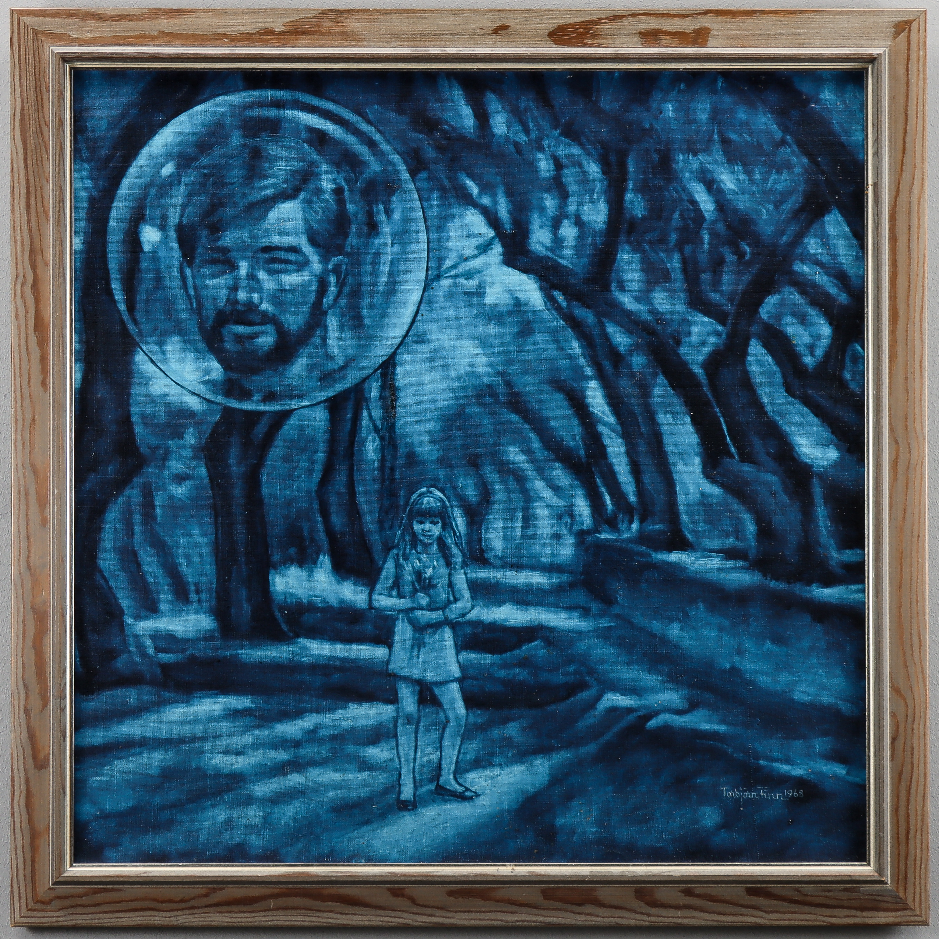 TORBJÖRN FINN. Olja på duk, signerad 1968.