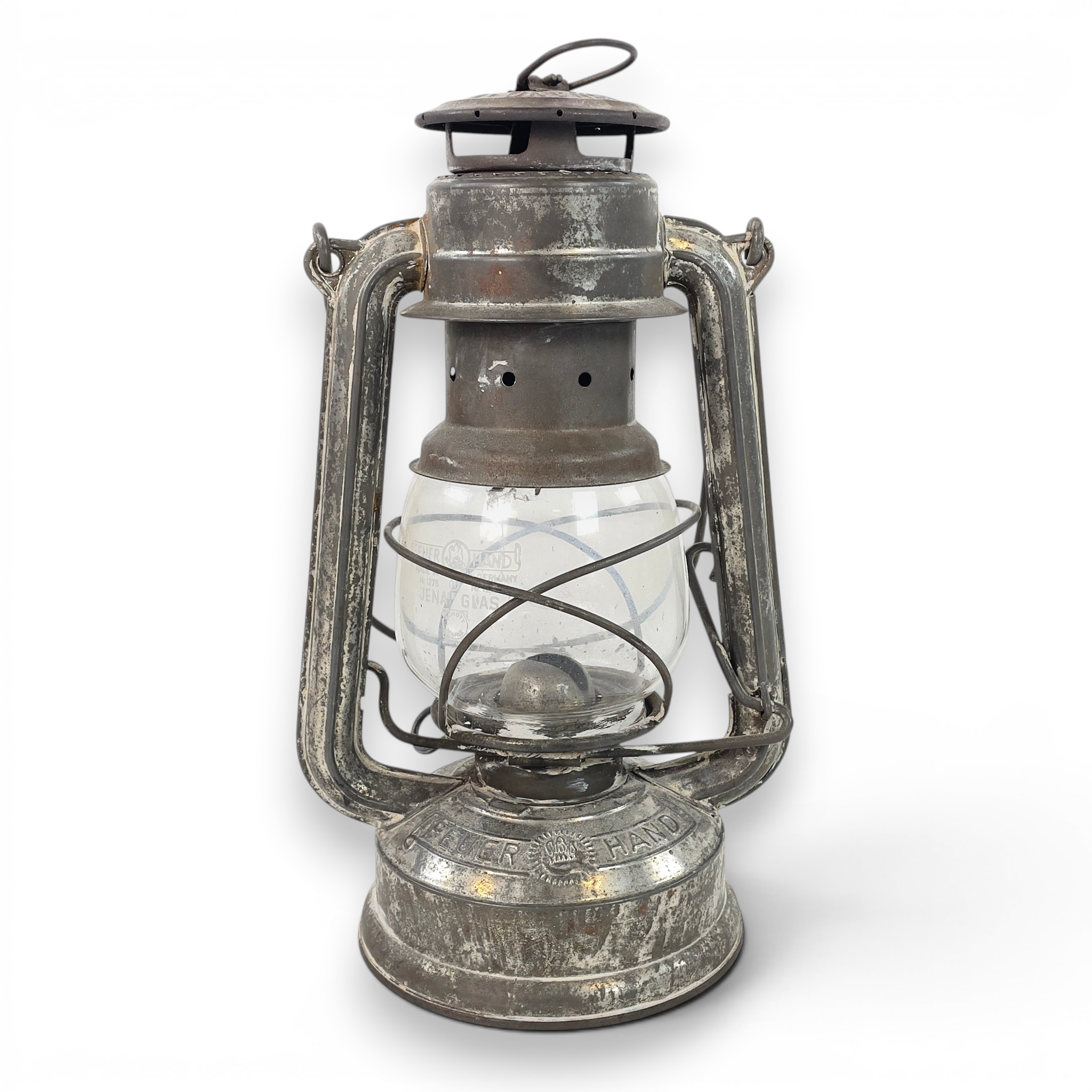 STORMLYKTA, metall/glas, "275 Baby", Hermann Nier Feuerhandwerk, Västtyskland.