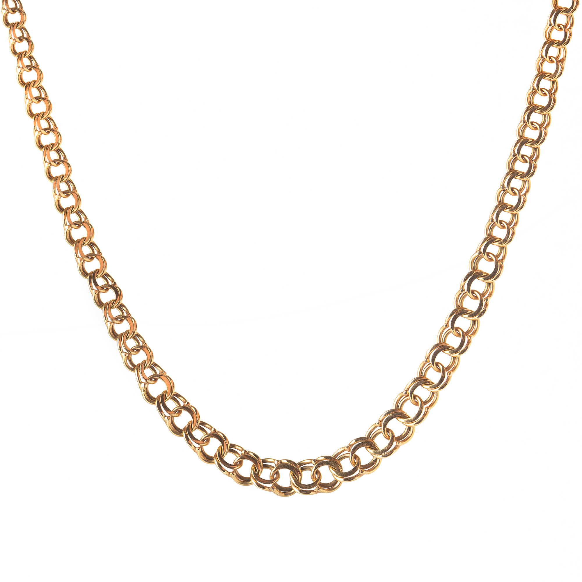 HALSKEDJA, 18K guld, MKS, Stockholm, 1961.