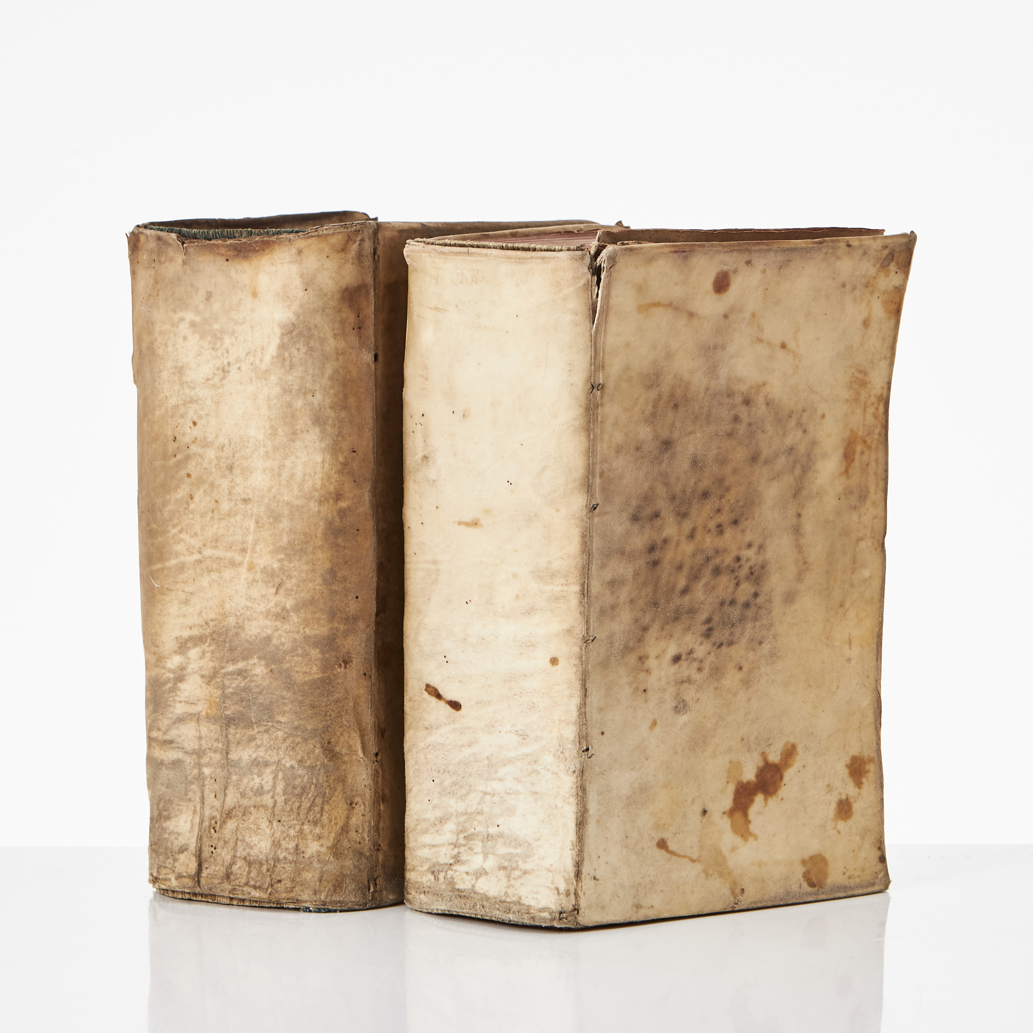 TEOLOGI, 2 VOLYMER, STOCKIUS, Novum Testamentum [och] Clavis lingua sanctae veteris testamenti, 1700-tal.