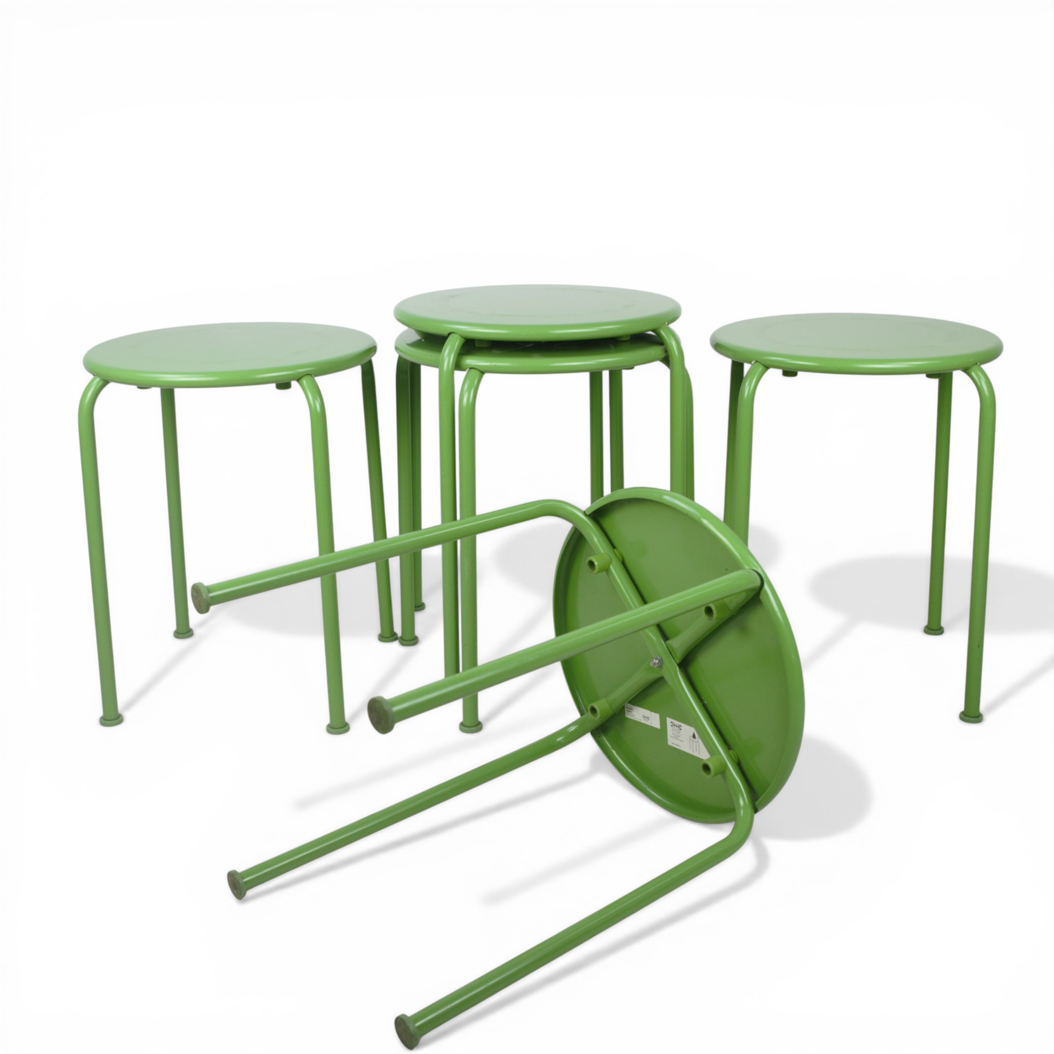 PALLAR, 5 st, "Roxö" grönlackerad metall, IKEA.