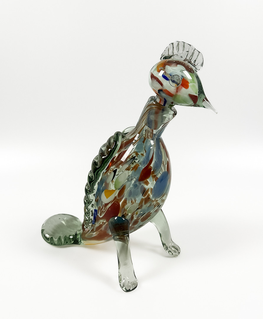 TURE BERGLUND. KARAFF, glas, Stockholm Glasbruk.