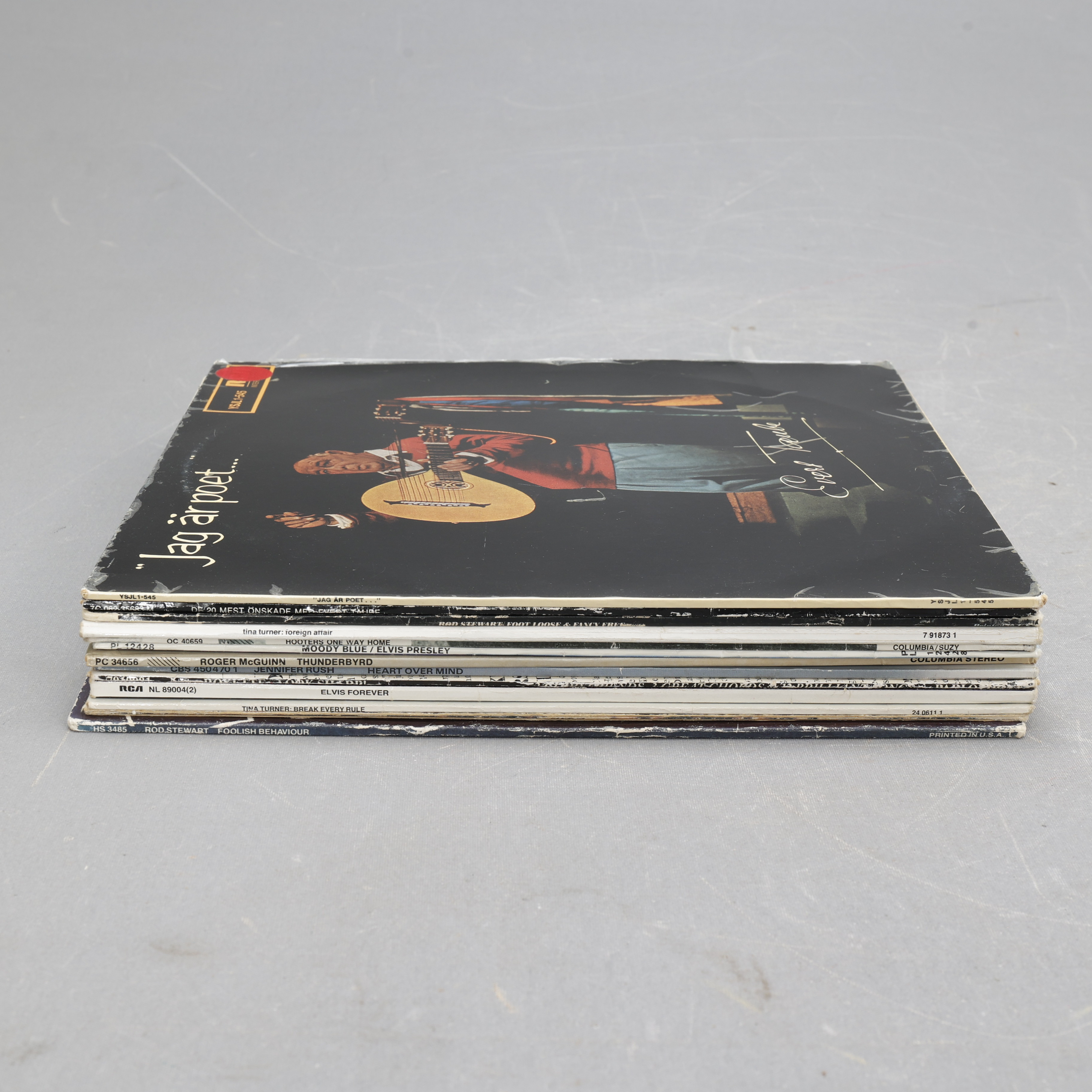 VINYLSKIVOR, 13 stycken, blandade artister.