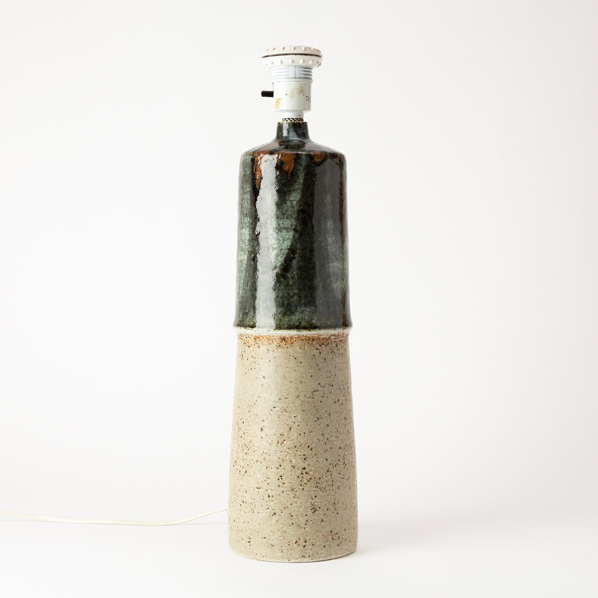 OLLE ALBERIUS. Bordslampa, stengods. Rörstrand Ateljé.