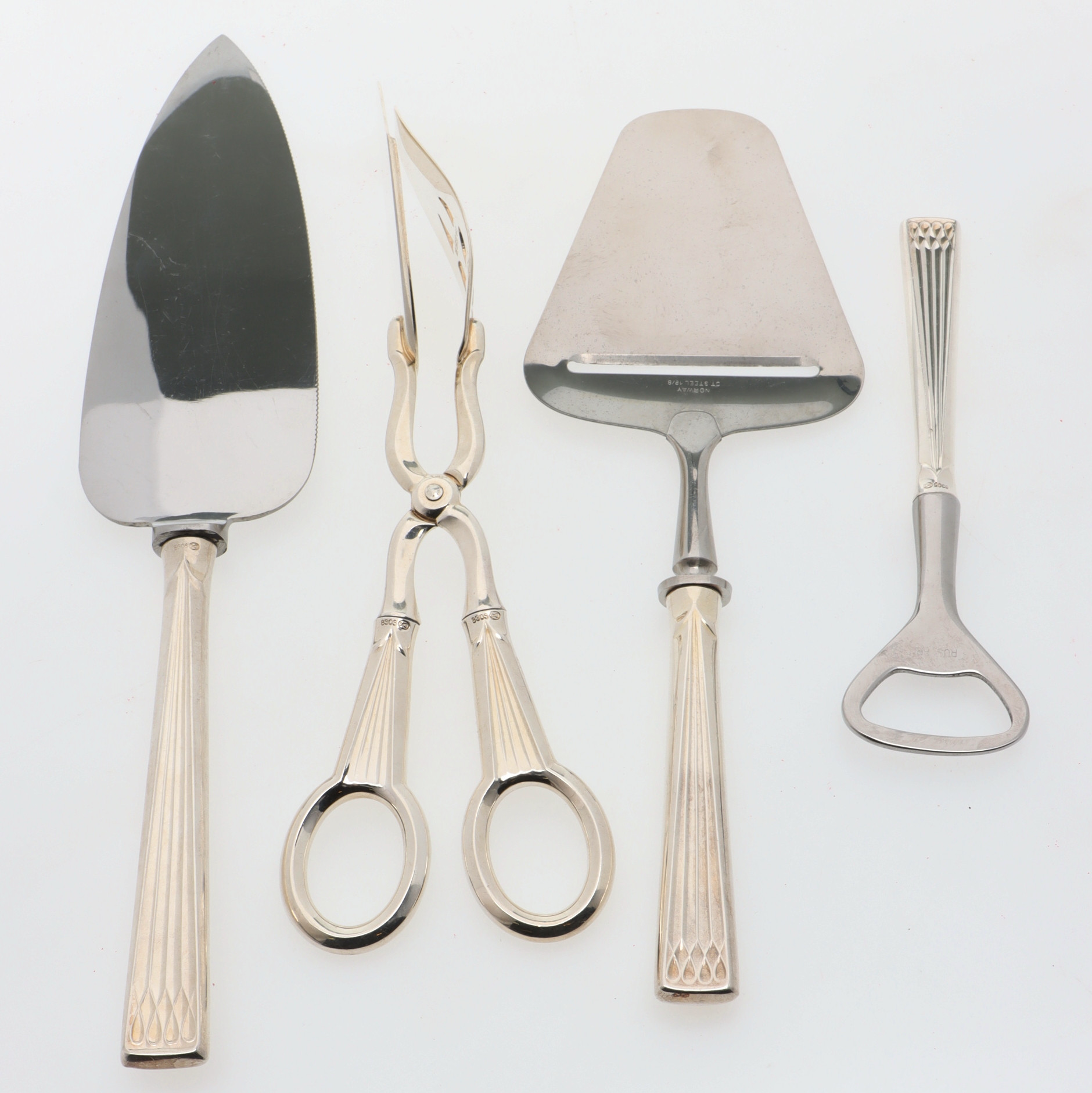 BESTICK, silver & rostfritt stål, "Arvsilver", Th Marthinsen, Norge.
