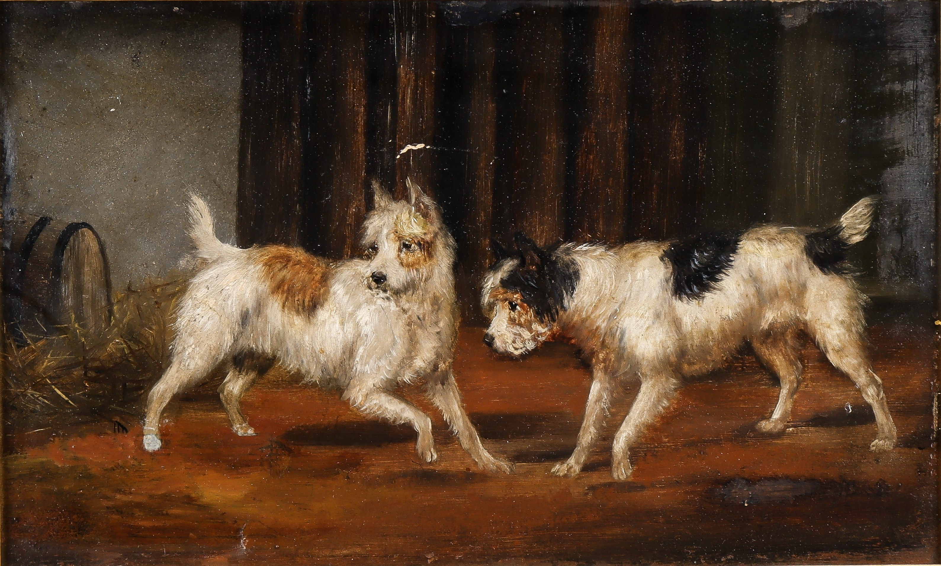 ENGELSK SKOLA, terriers, 1800-talets mitt.