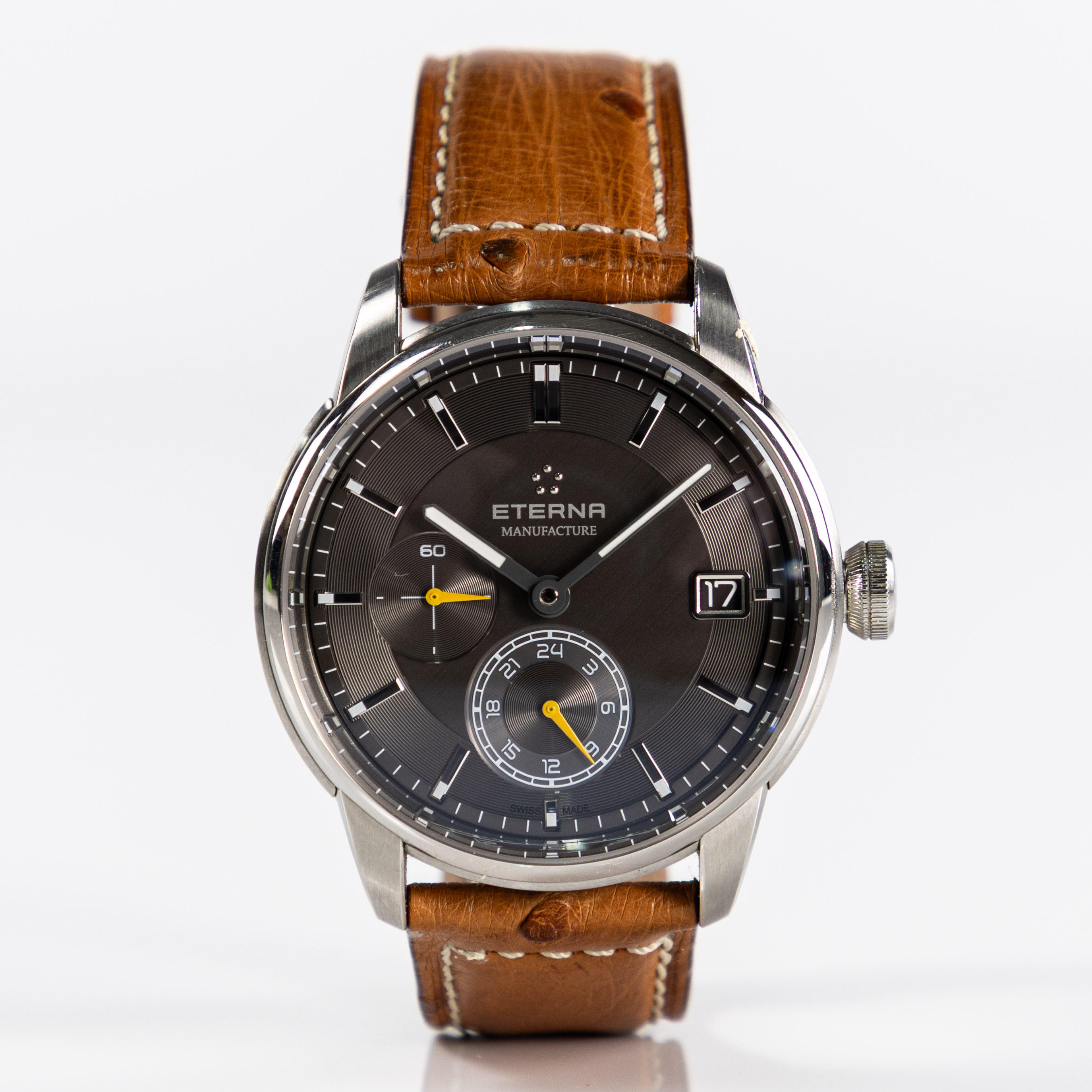 ETERNA. Adventic GMT Manufacture, 42 mm, rostfritt stål, ca 2020.
