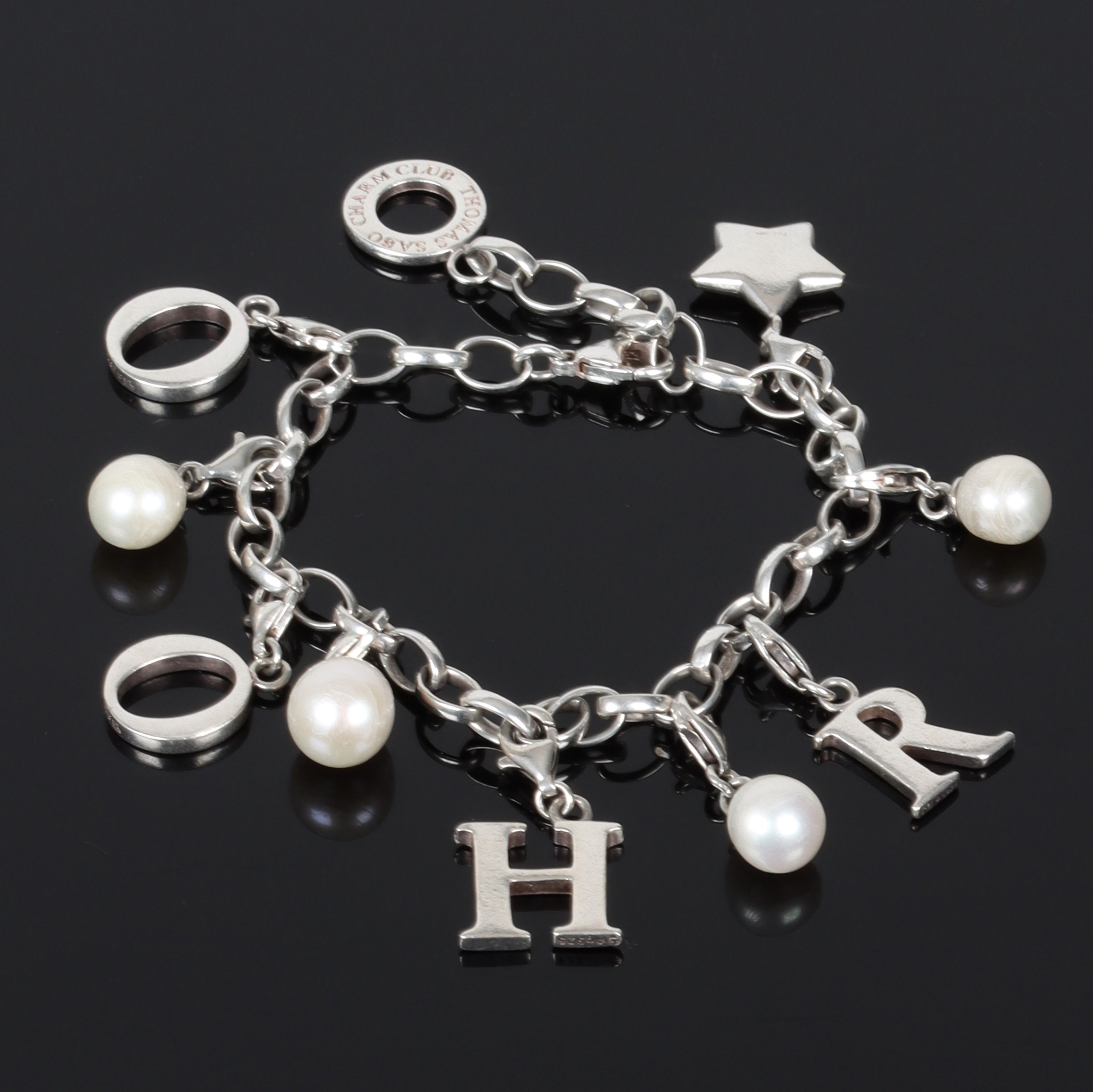 ARMBAND, "Charm Club", sterling silver, Thomas Sabo.