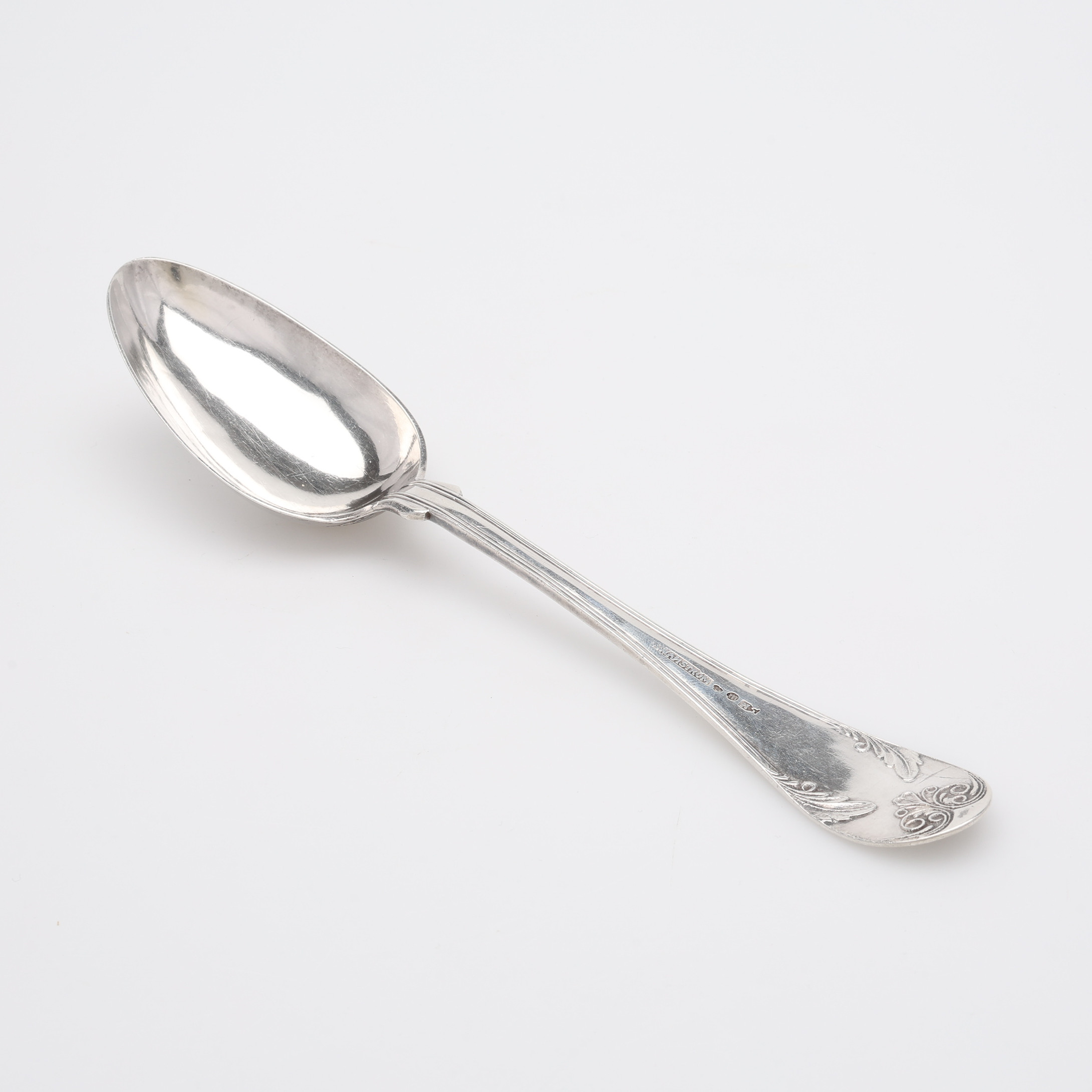 MATSKED, SILVER, GAMMAL FRANSK, AUGUST WILHELM AHNSTRÖM, VÄXJÖ, 1862.