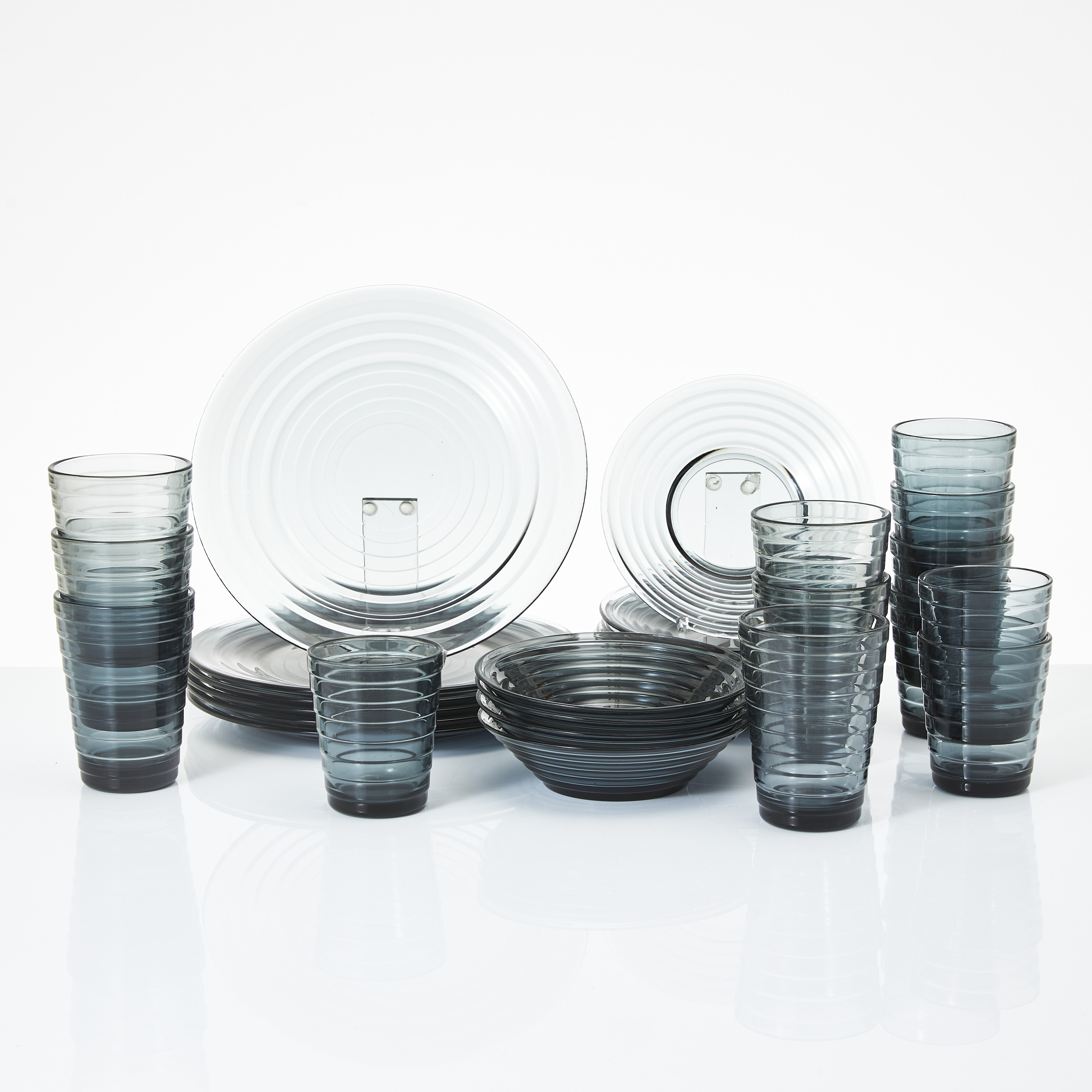 AINO AALTO. "Bölgeblick" glasservisdelar 30 stycken, iittala. Designår 1932.