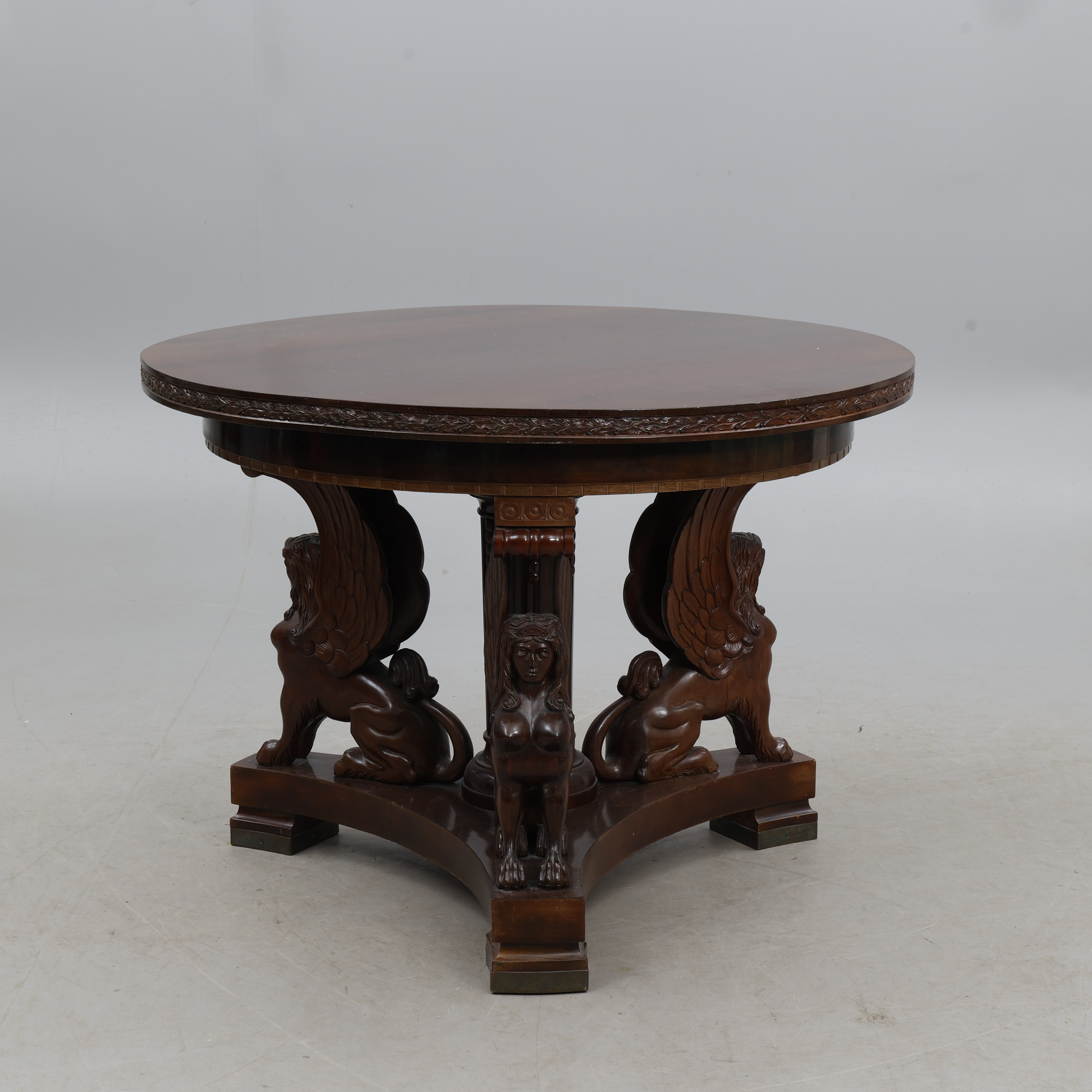 SALONGSBORD, empir, mahogny, 1800-tal.