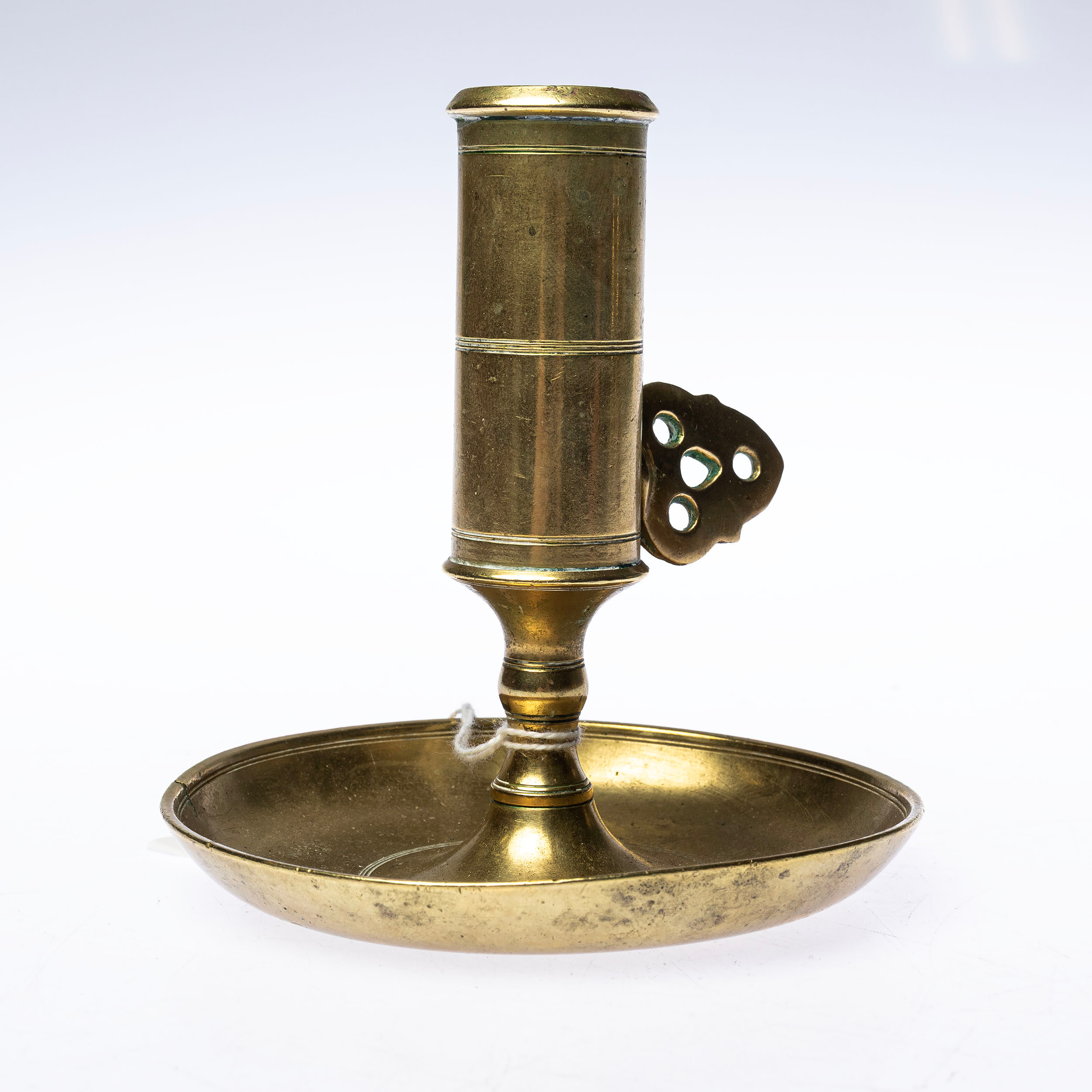 LJUSSTAKE, mässing, barock, 1700-tal.