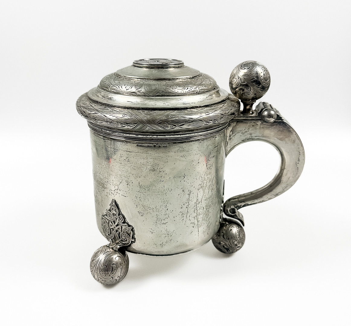 SWENSSON & LUHR. STOP, silver, proveniens, Göteborg, 1901.