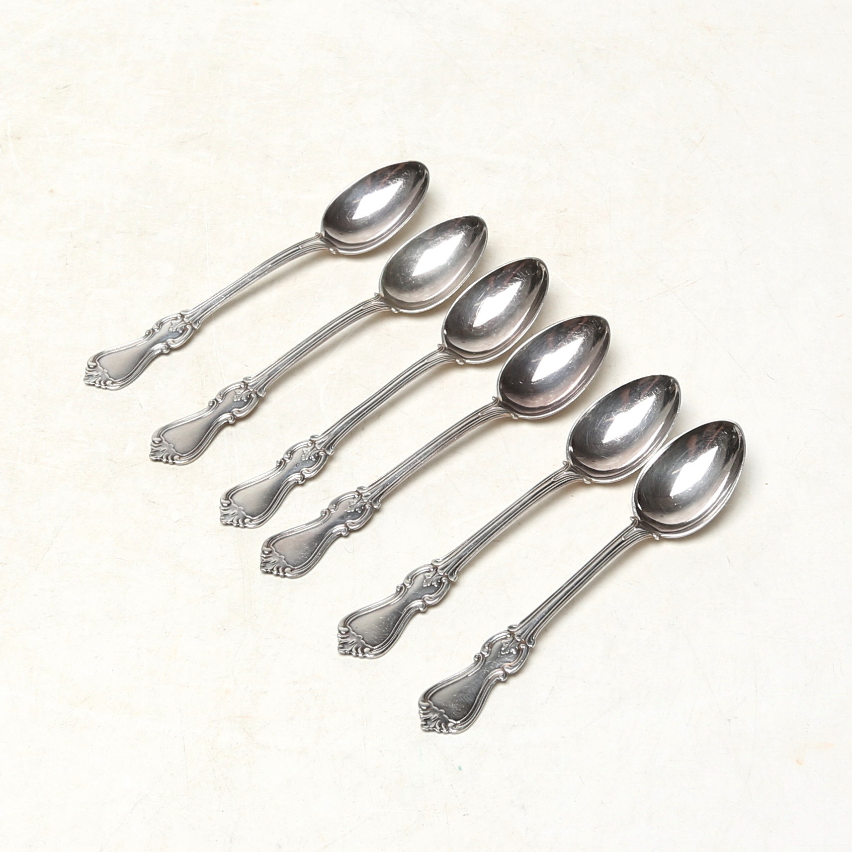 KAFFESKEDAR 6 st, silver.