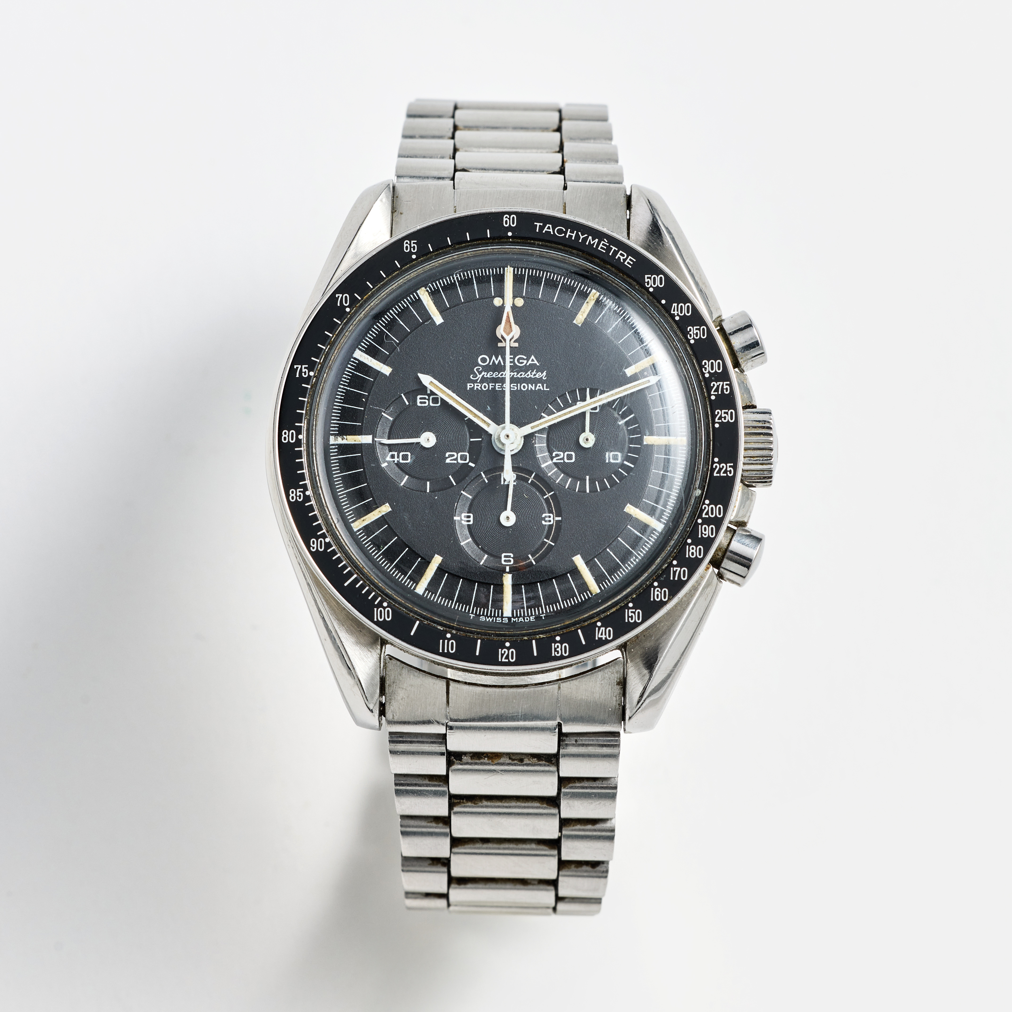 OMEGA, Speedmaster, Professional (T Swiss Made T), "Tachymètre", kronograf, armbandsur, 42 mm, stål, ca 1967.