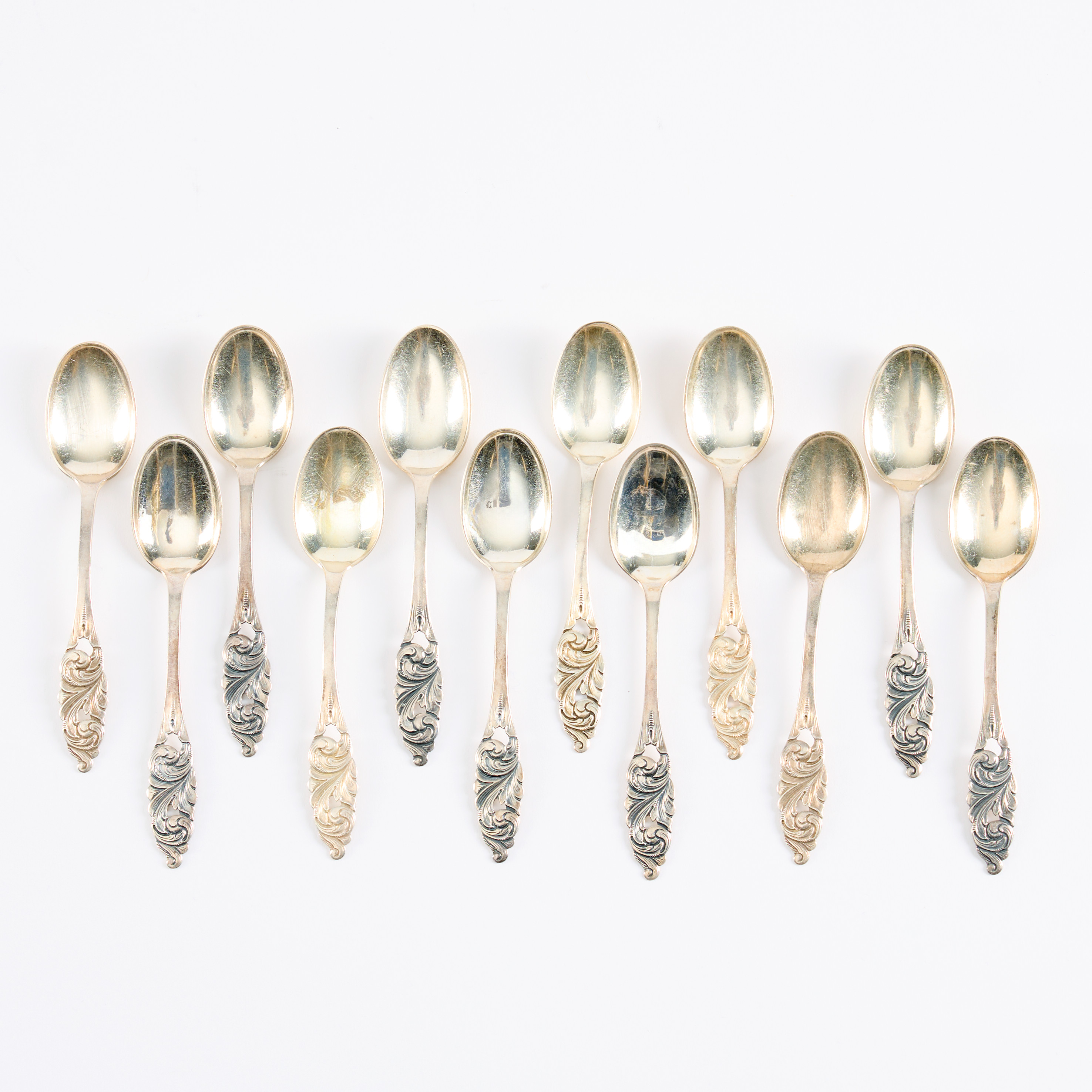 KAFFESKEDAR. Silver, 12 st.
