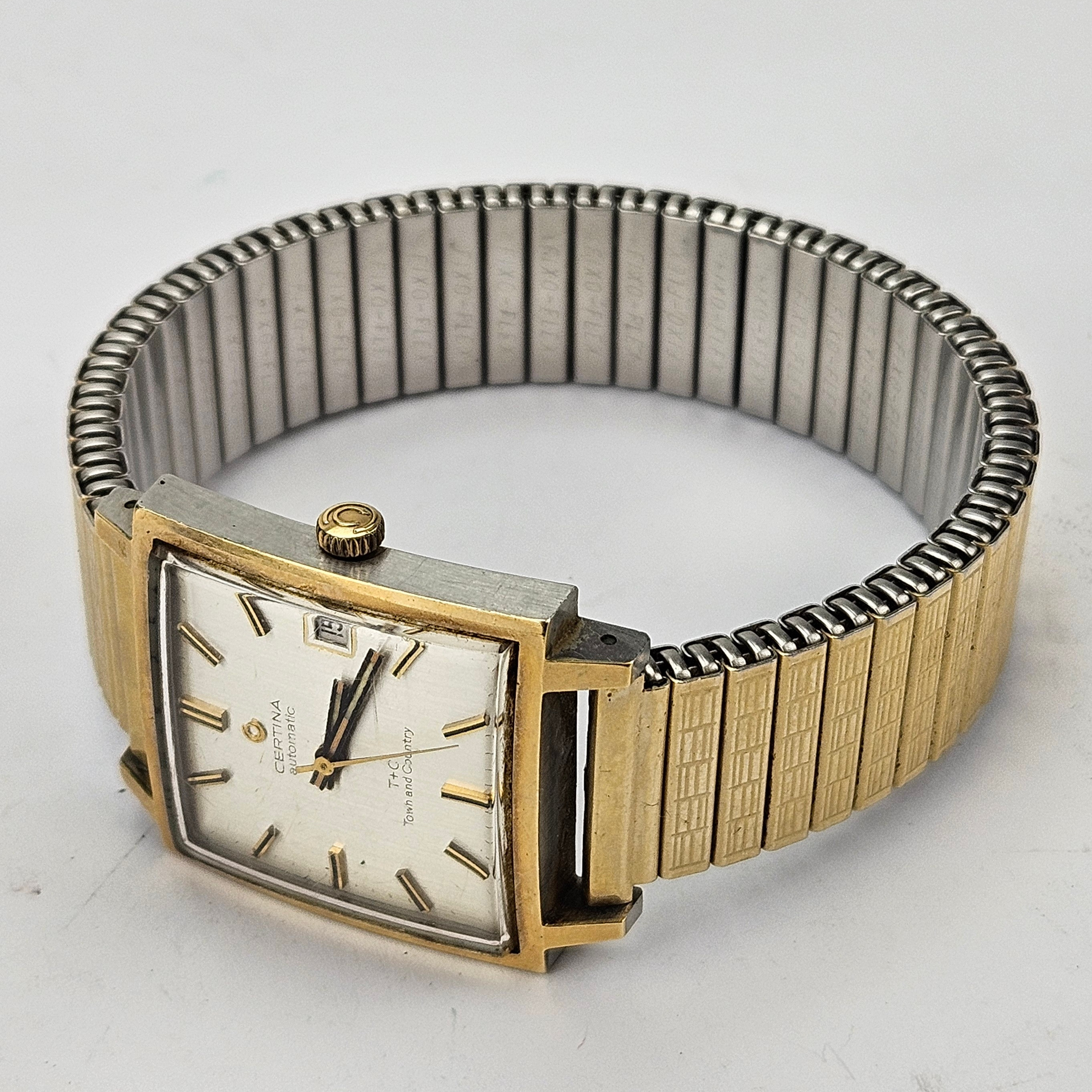 ARMBANDSUR, stål, Certina, Automatic, T+C, Town and Country.