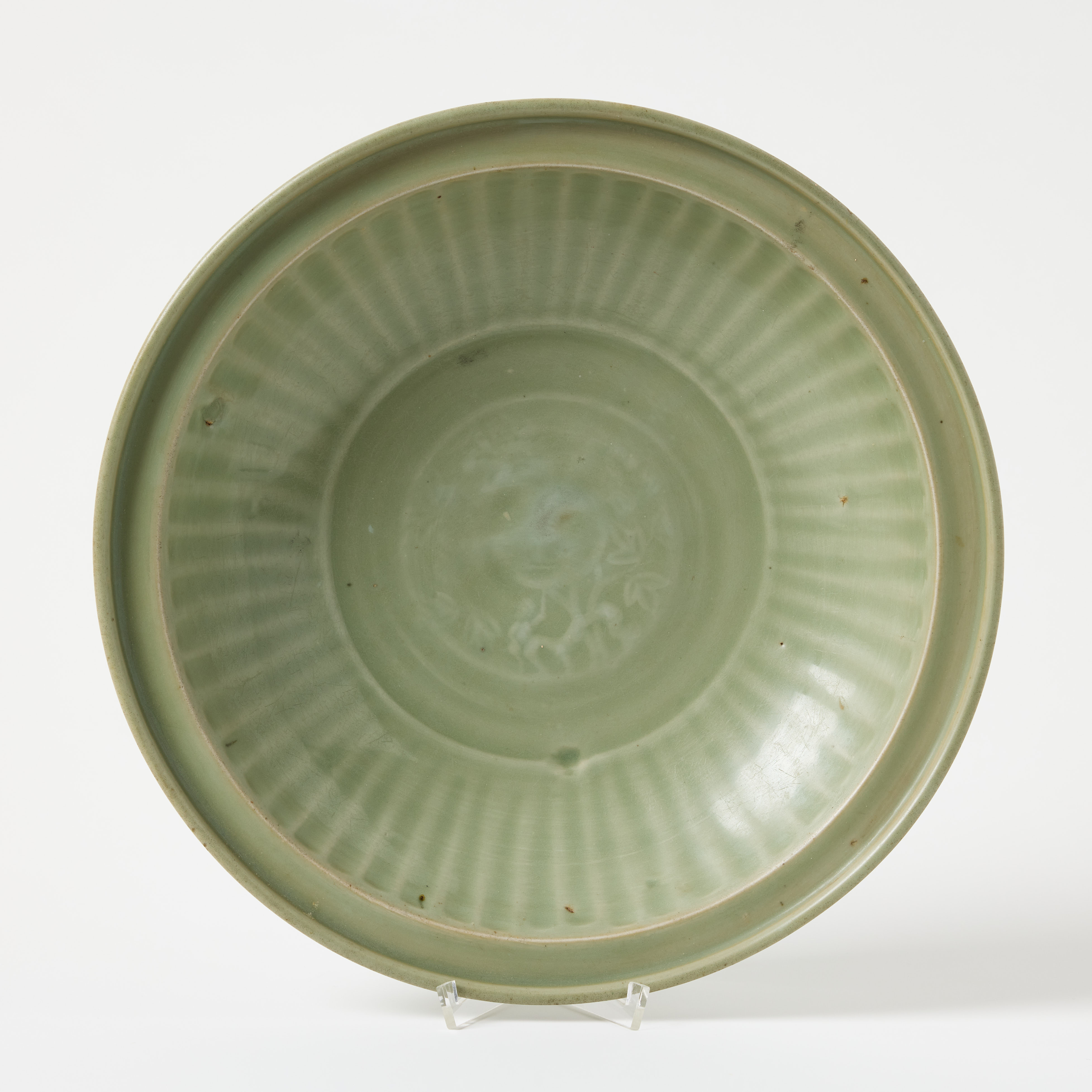 A Chinese Longquan Celadon Porcelain Dish.