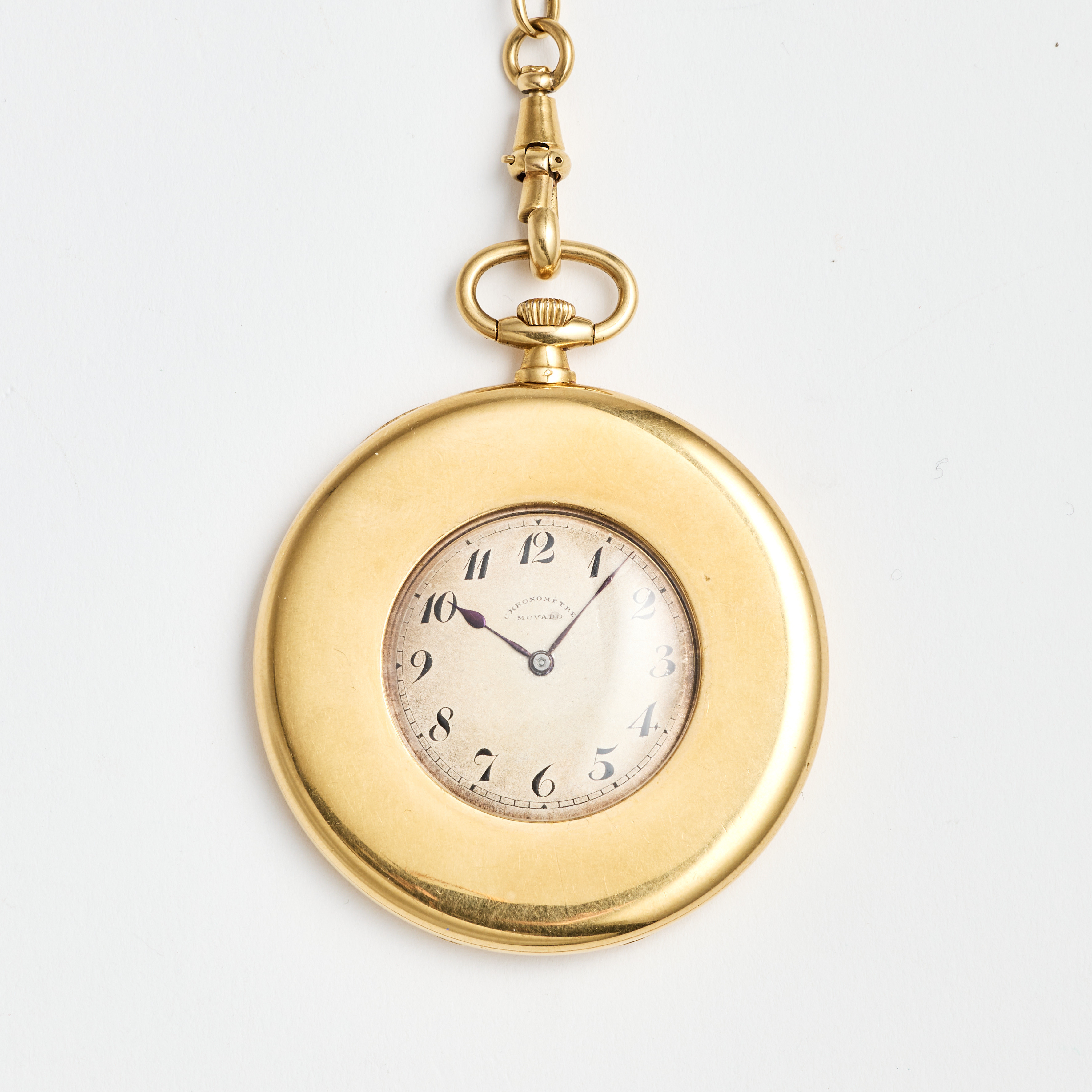 MOVADO, Chronometre, frackur, 46 mm, 18K guld, ca 1930.