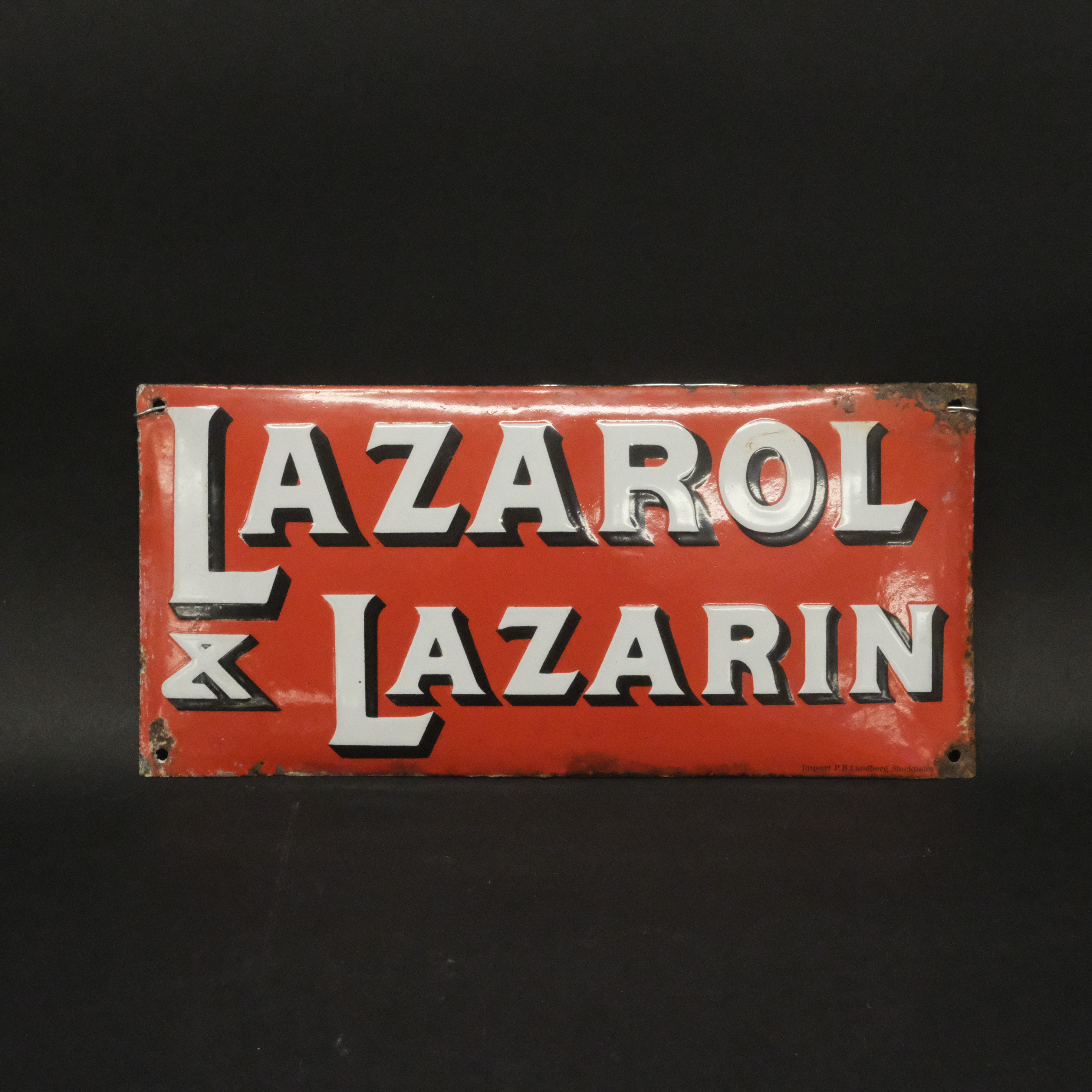EMALJSKYLT "LAZAROL & LAZARIN".