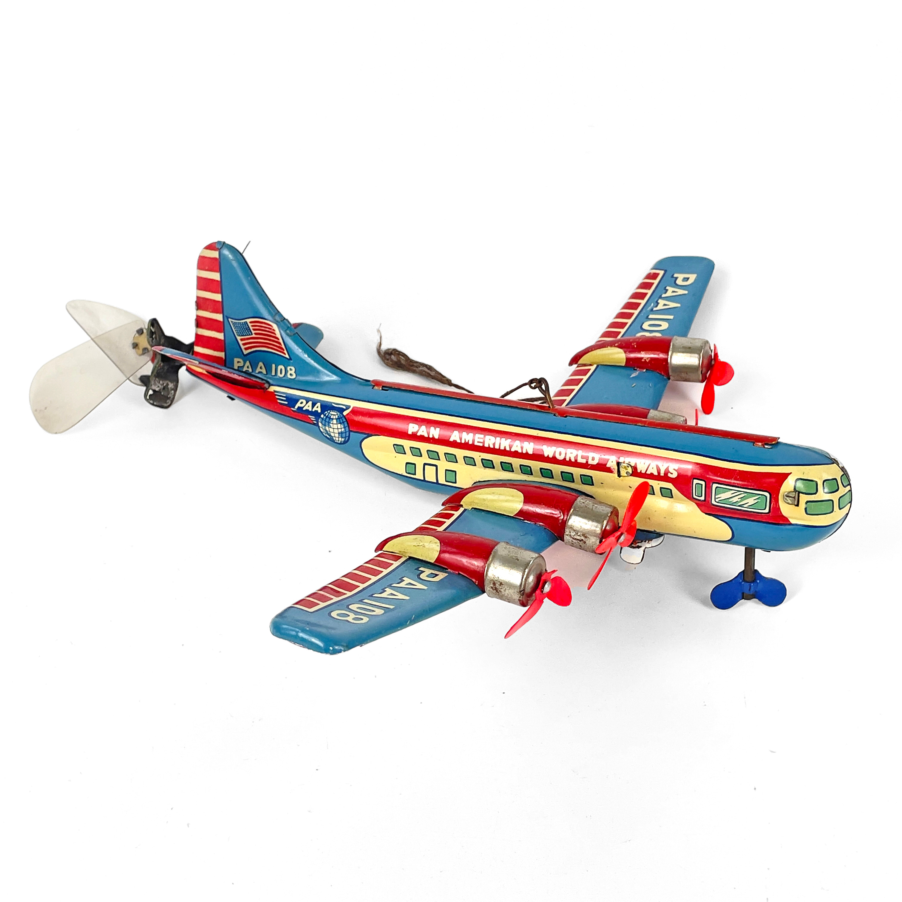 FLYGPLAN, Pan American World Airways PAA 108, Trade Mark, Made in Japan.