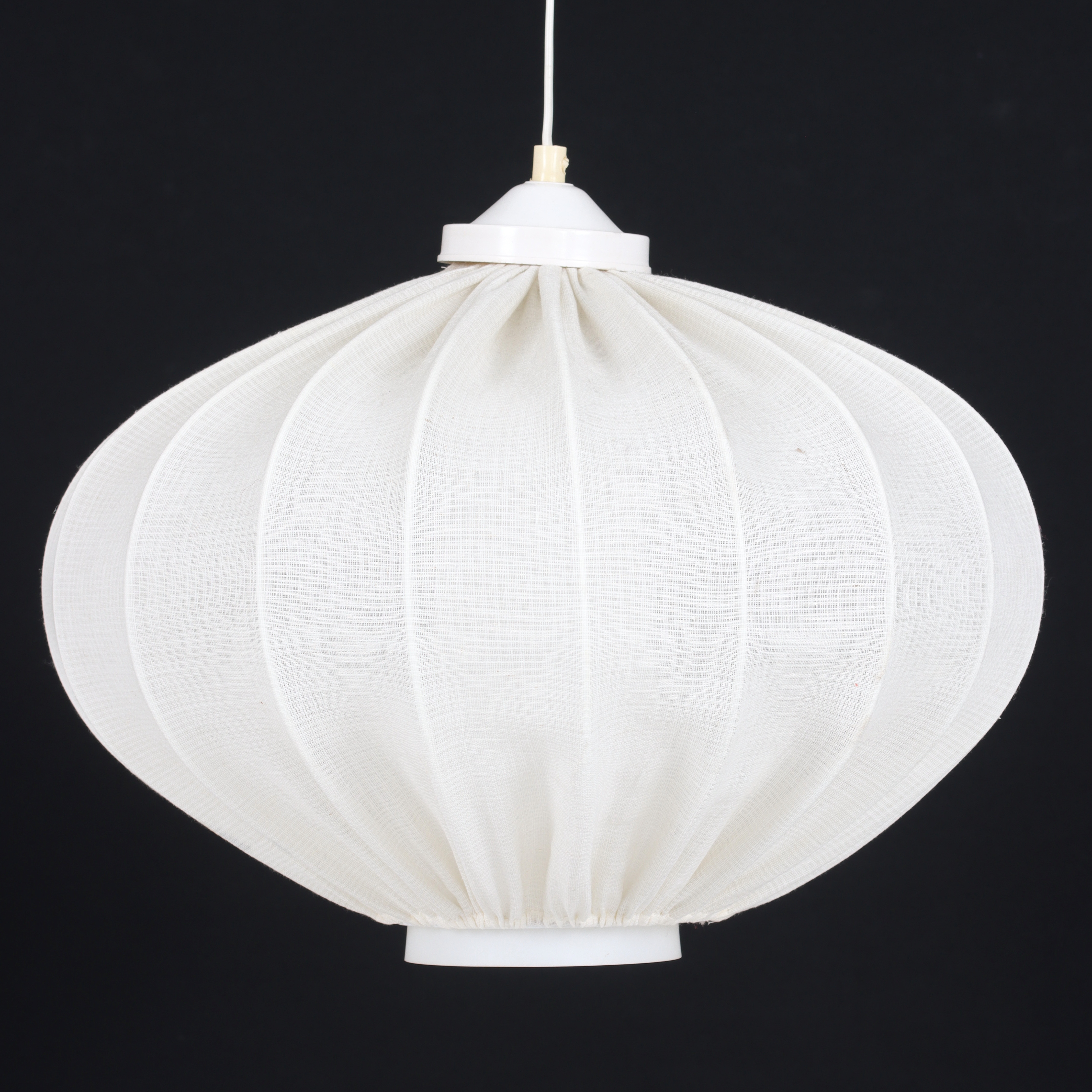 TAKLAMPA, textil, 1950/60-tal.