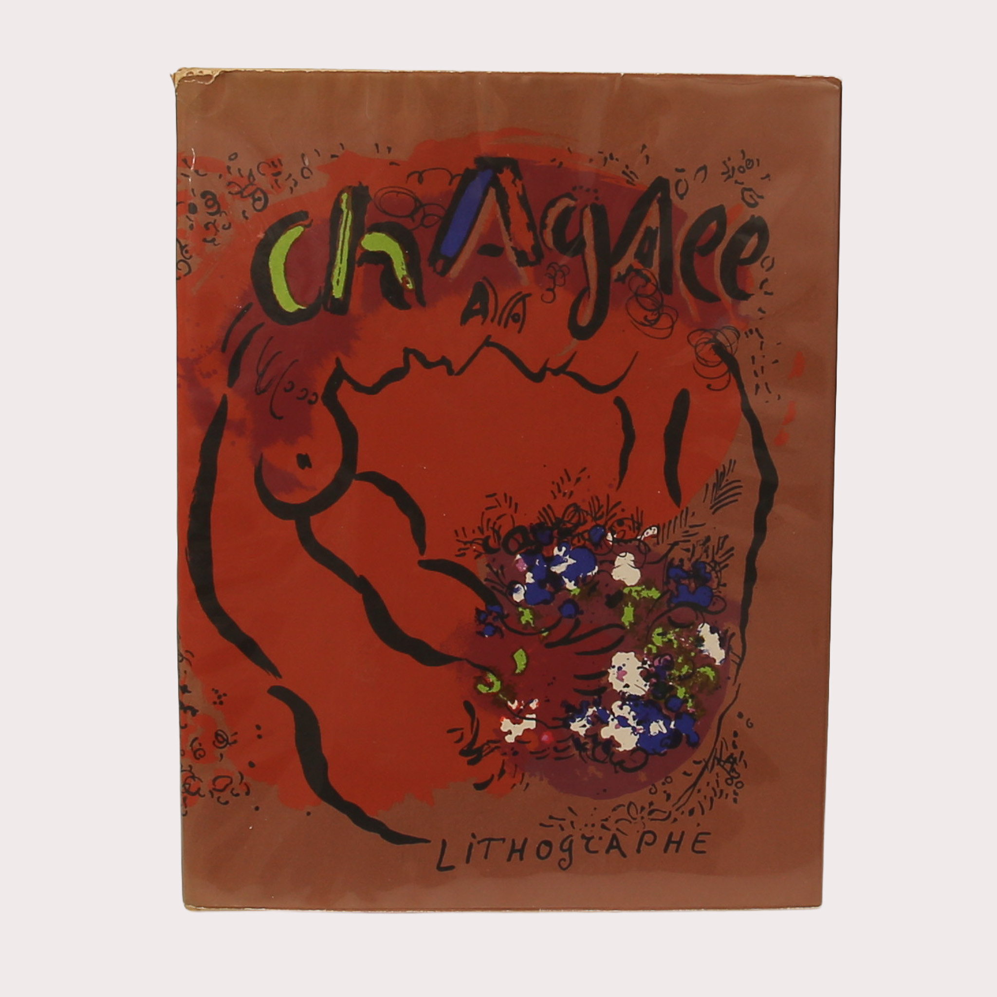 THE LITOGRAPHS OF CHAGALL, bok, vol. 1. linneband, publicerad i MONACO av Andre Sauret ÅR 1960.